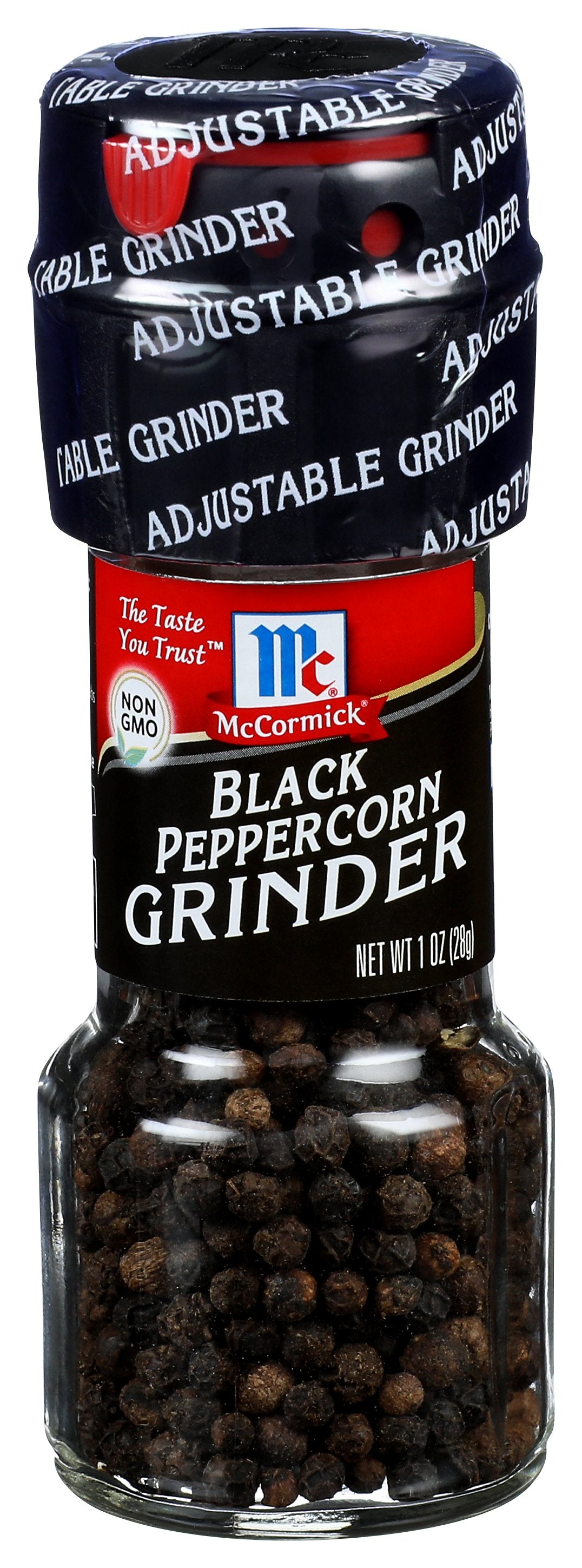 MC CORMICK SPICE PEPPCRN BLK GRINDER - Case of 6