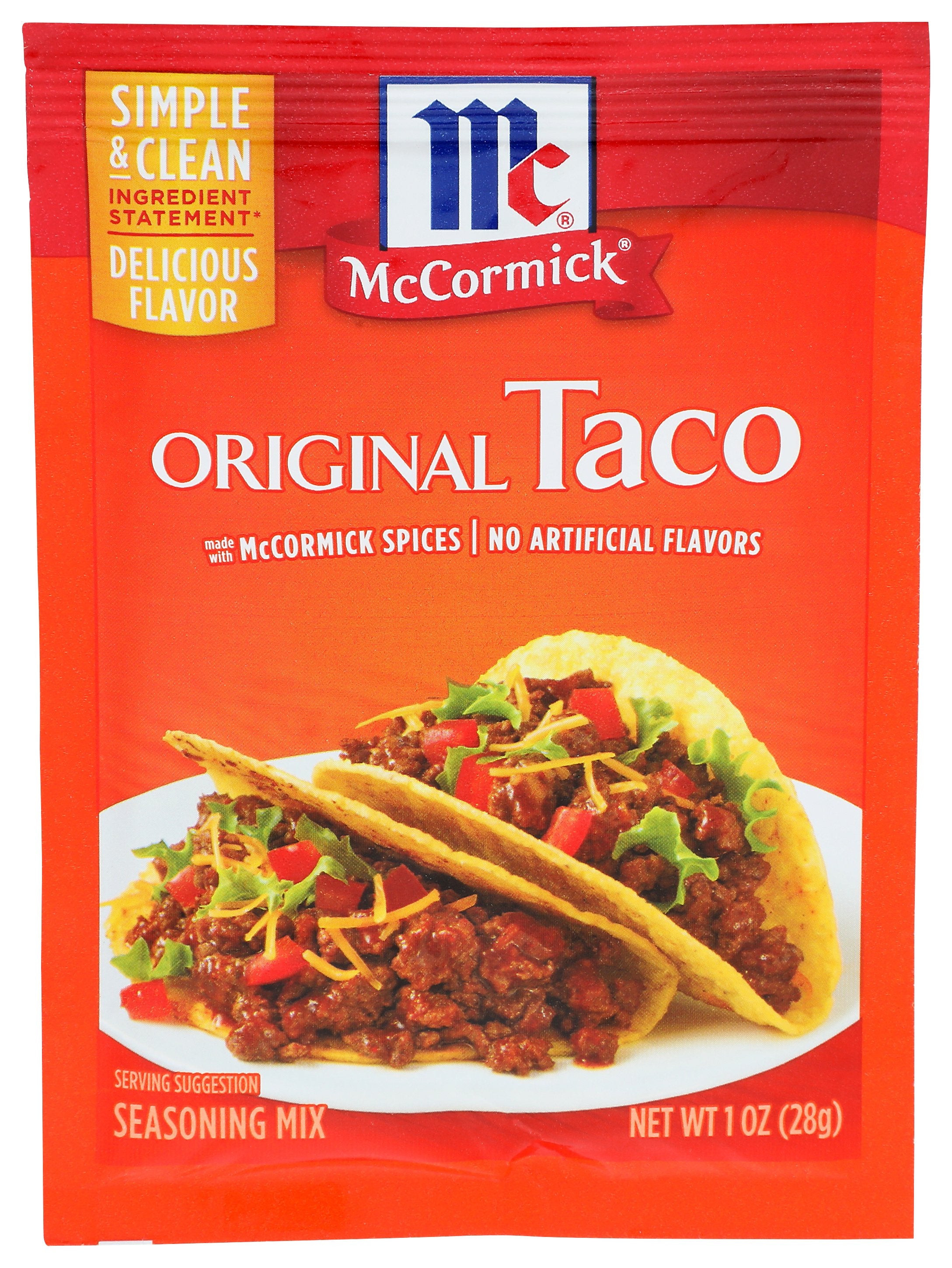 MC CORMICK SEASONING TACO MIX - Case of 24