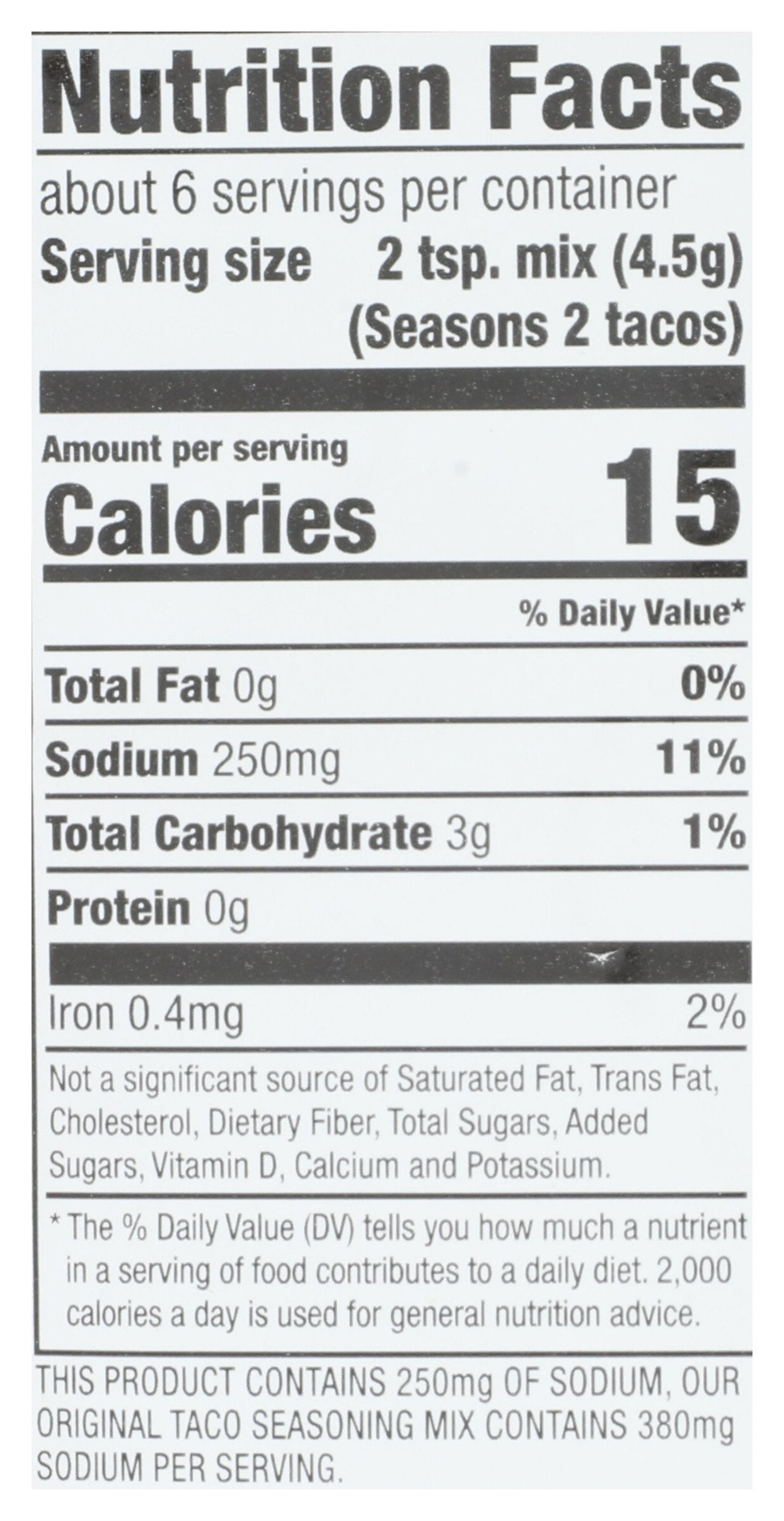 MC CORMICK SEASONING TACO MIX MILD - Case of 12