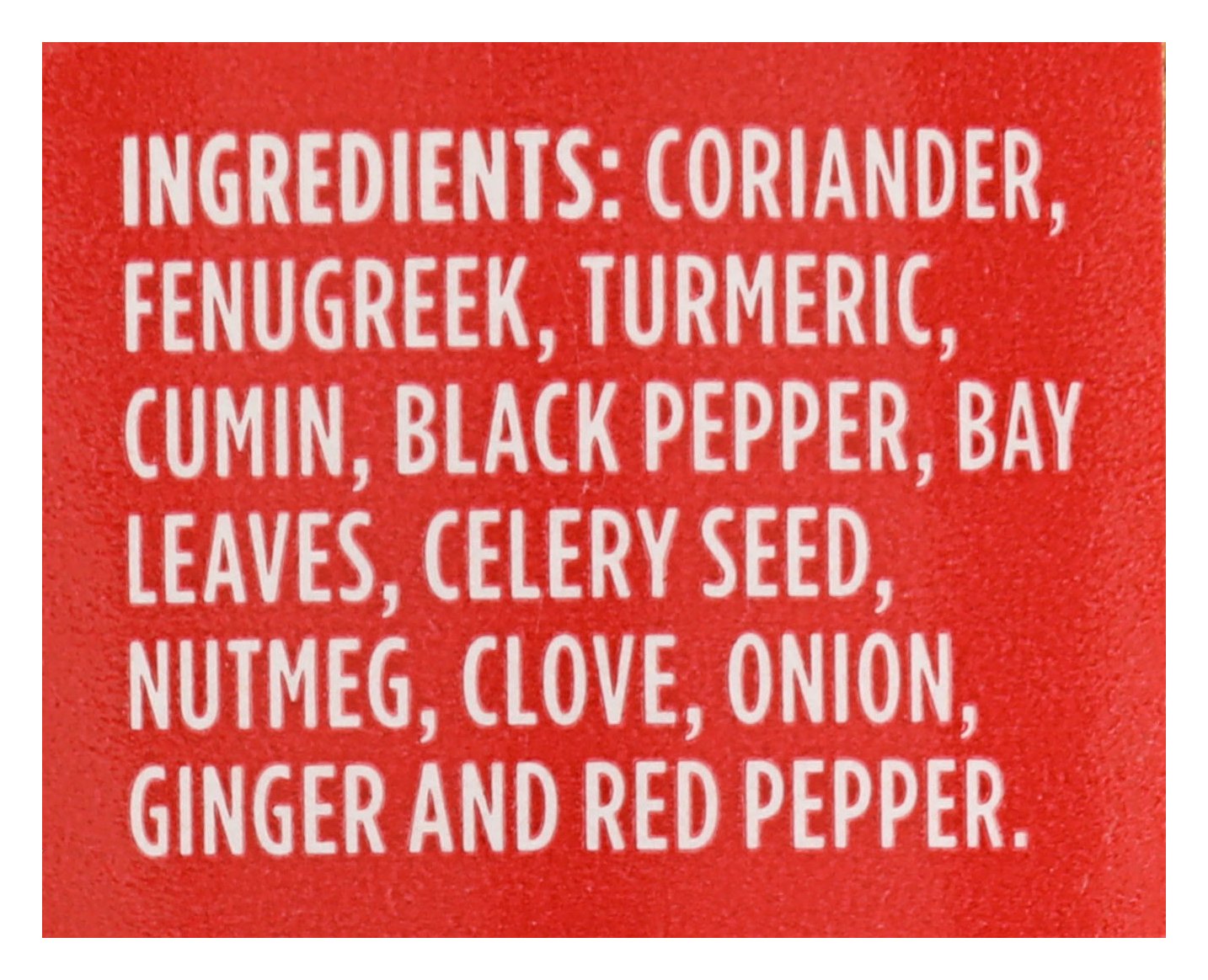 MC CORMICK SPICE CURRY POWDER - Case of 6