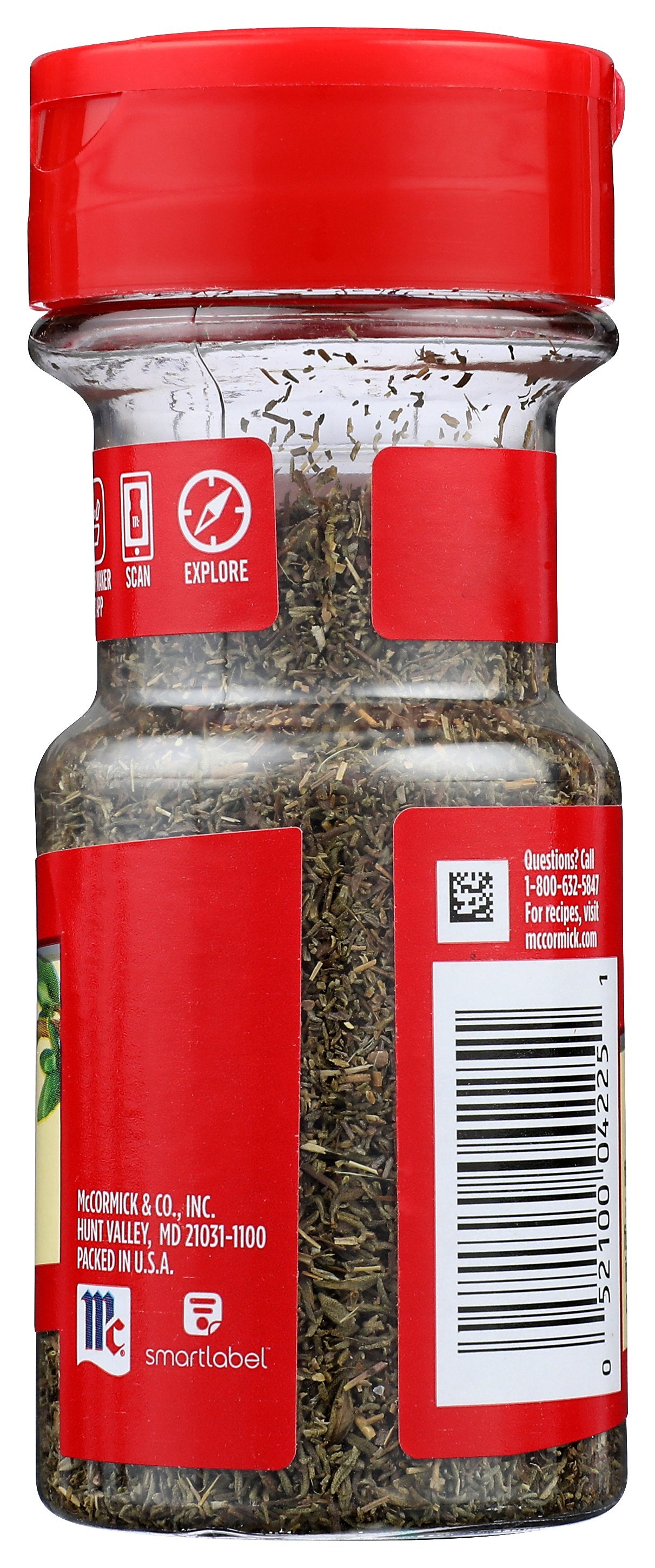MC CORMICK SPICE THYME LEAVES WHOLE - Case of 6