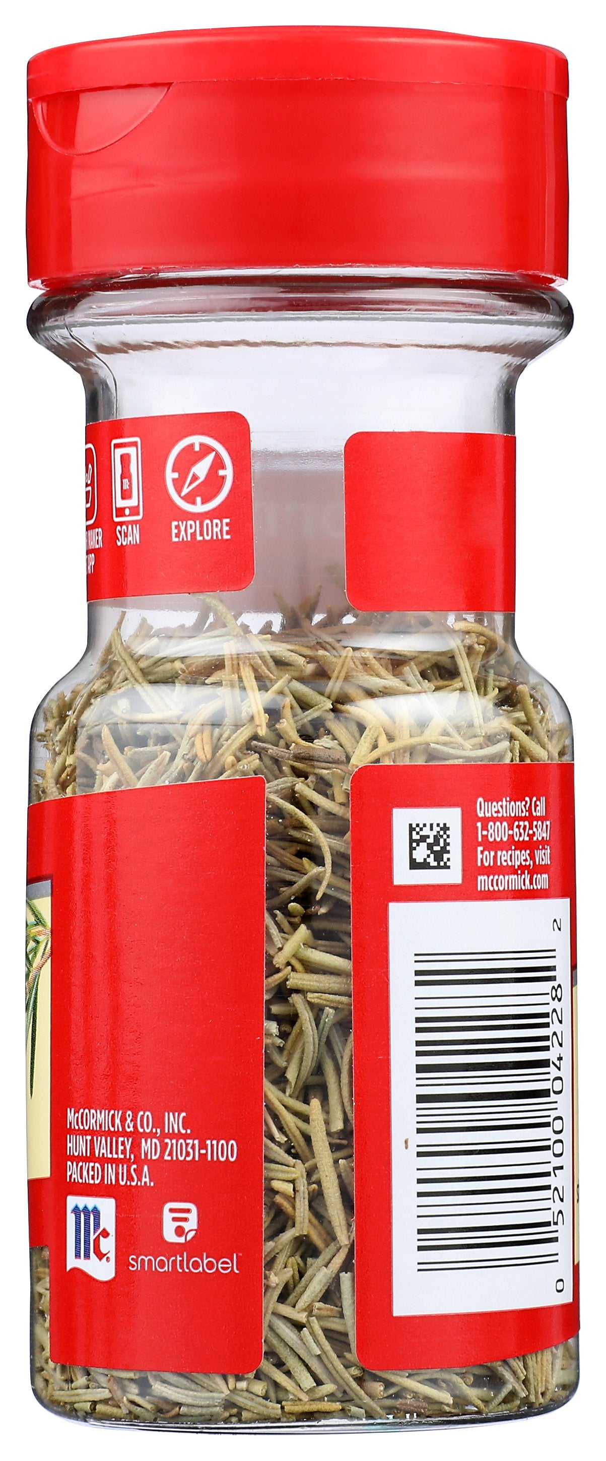 MC CORMICK SPICE ROSEMARY LEAVES WHL - Case of 6