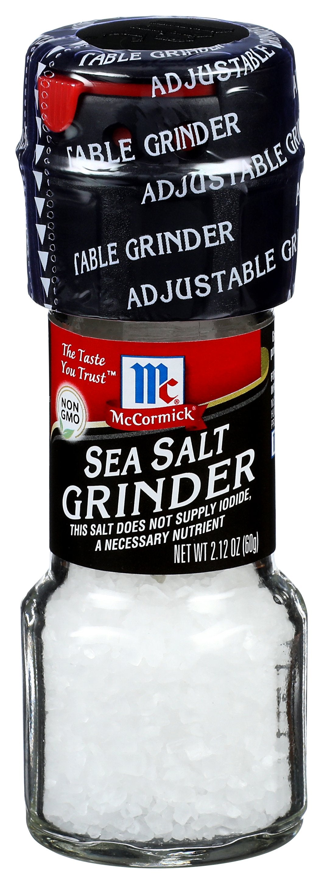 MC CORMICK SPICE SEA SALT GRINDER - Case of 6
