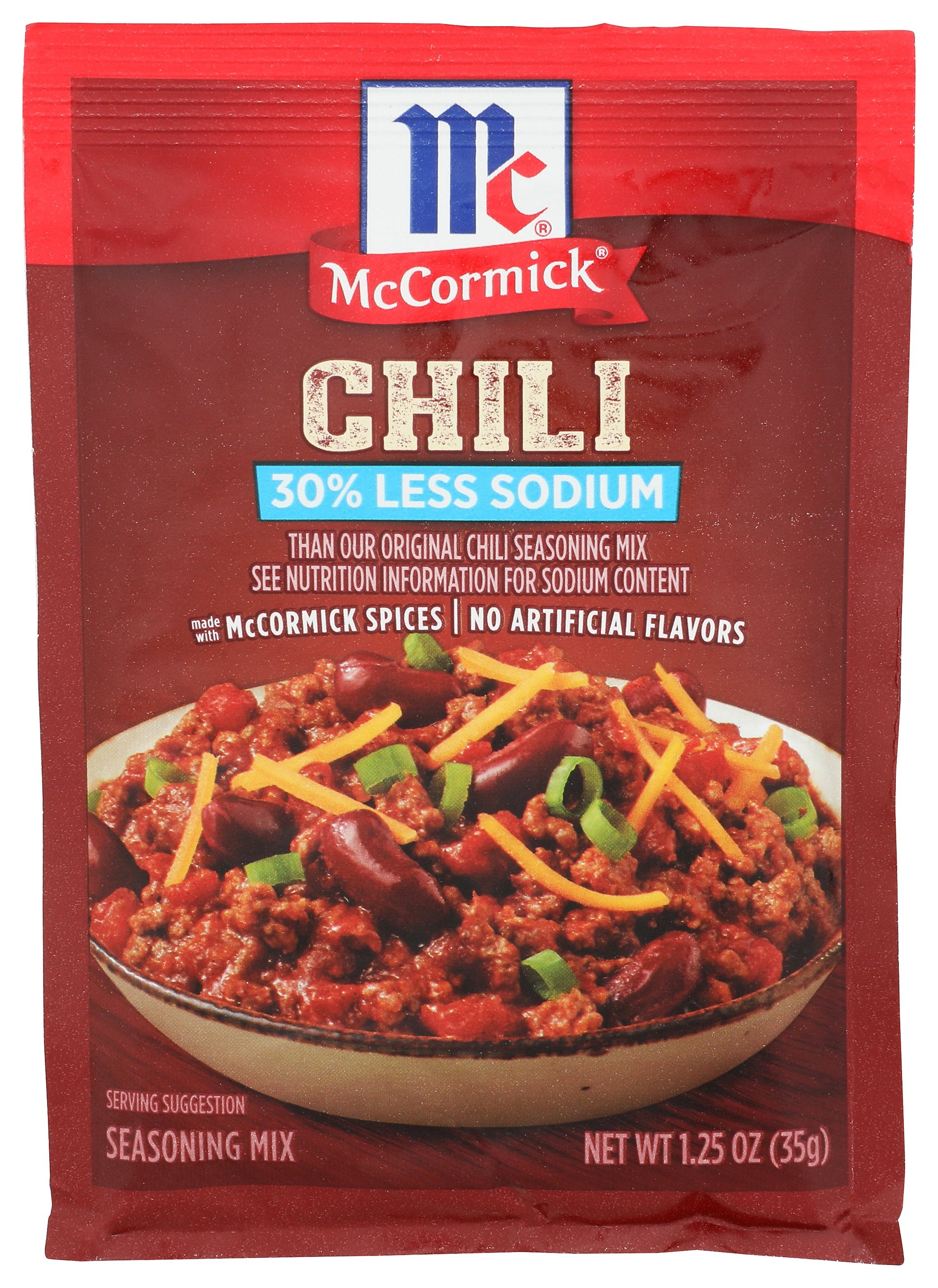 MC CORMICK MIX CHILI SEAS LESS SODM - Case of 12
