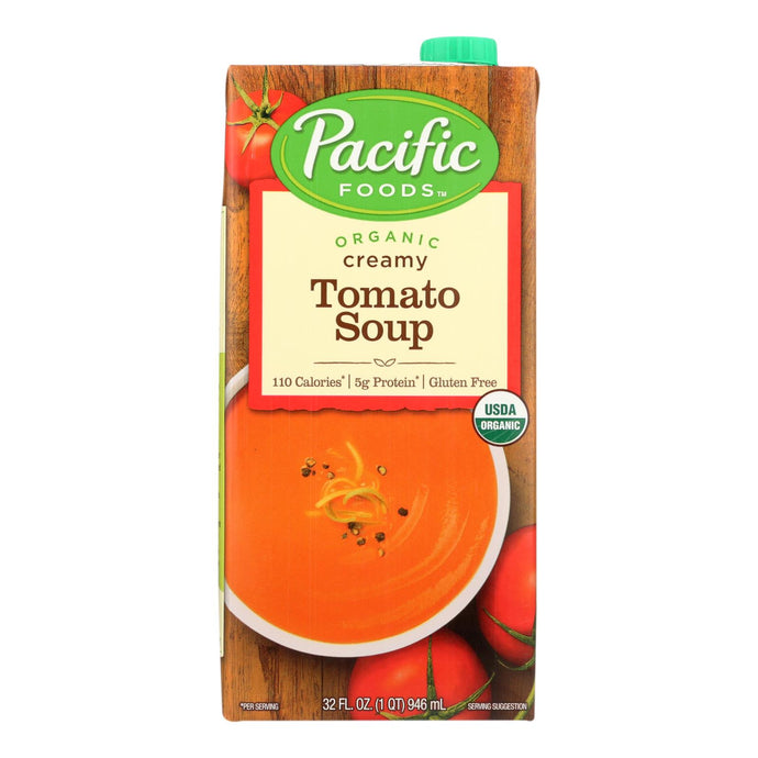 Pacific Natural Foods Tomato Soup - Creamy - Case Of 12 - 32 Fl Oz.