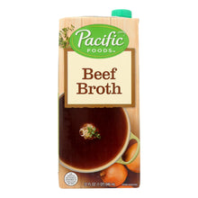Load image into Gallery viewer, Pacific Natural Foods Broth - Beef - Case Of 12 - 32 Fl Oz.