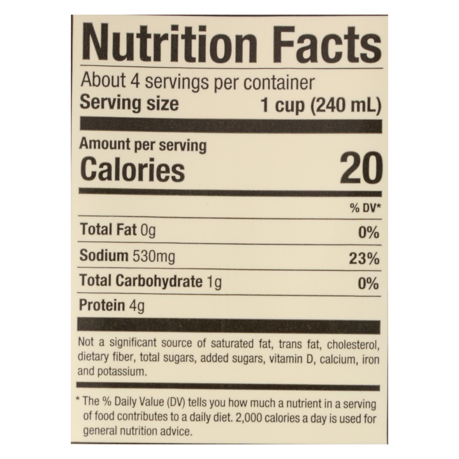 Pacific Natural Foods Broth - Beef - Case Of 12 - 32 Fl Oz.