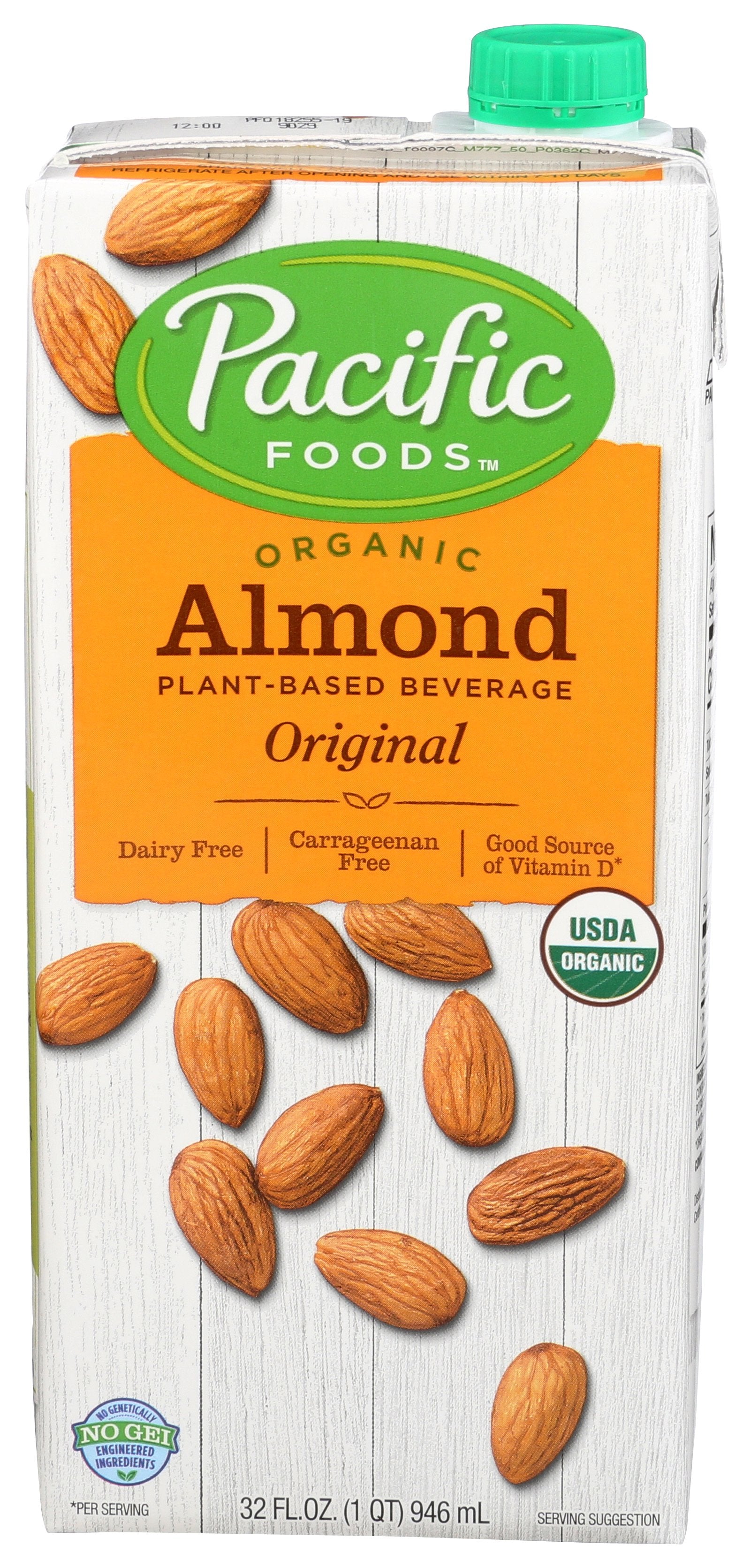 PACIFIC FOODS BEV DRK ALMND ORGNL  DF ORG