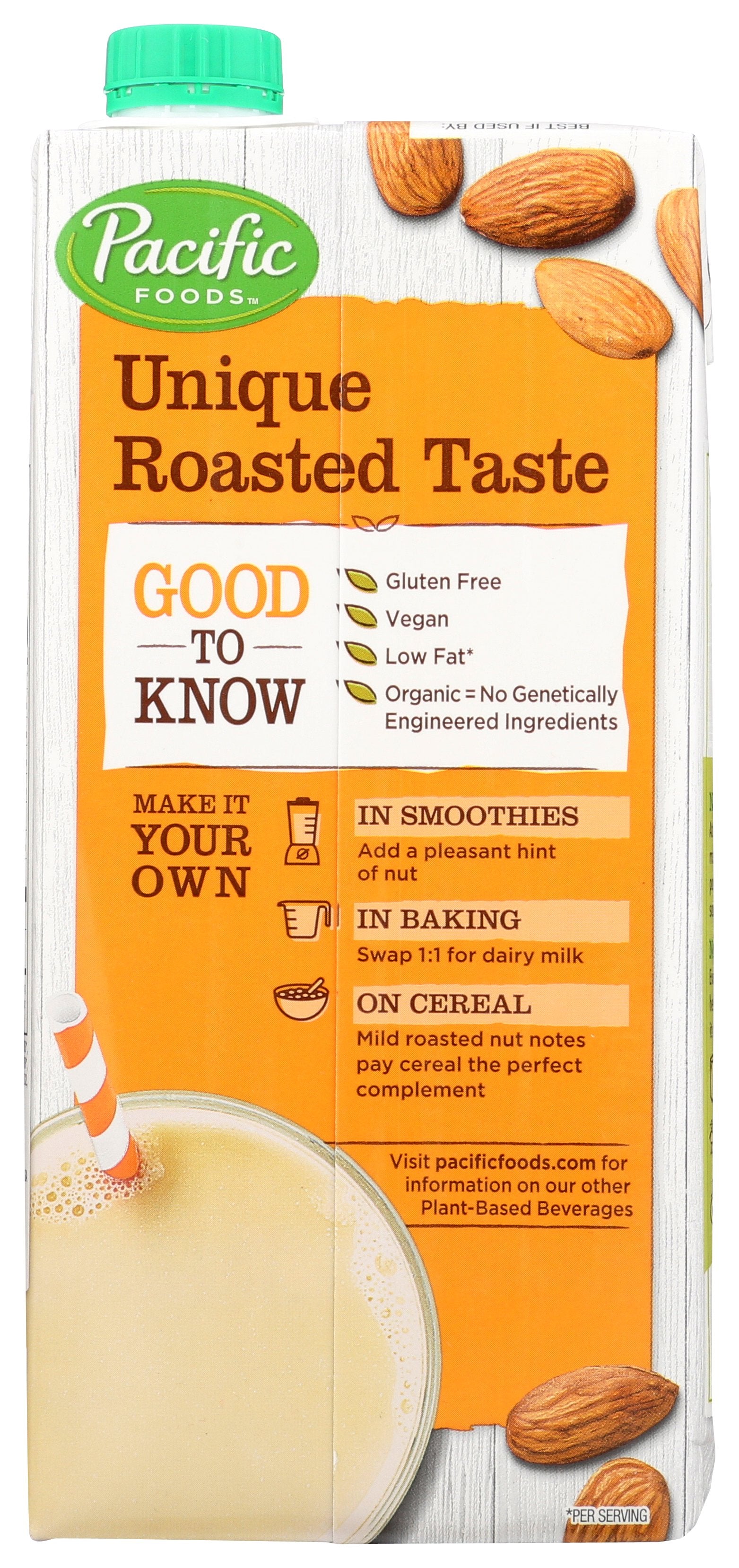 PACIFIC FOODS BEV DRK ALMND ORGNL  DF ORG