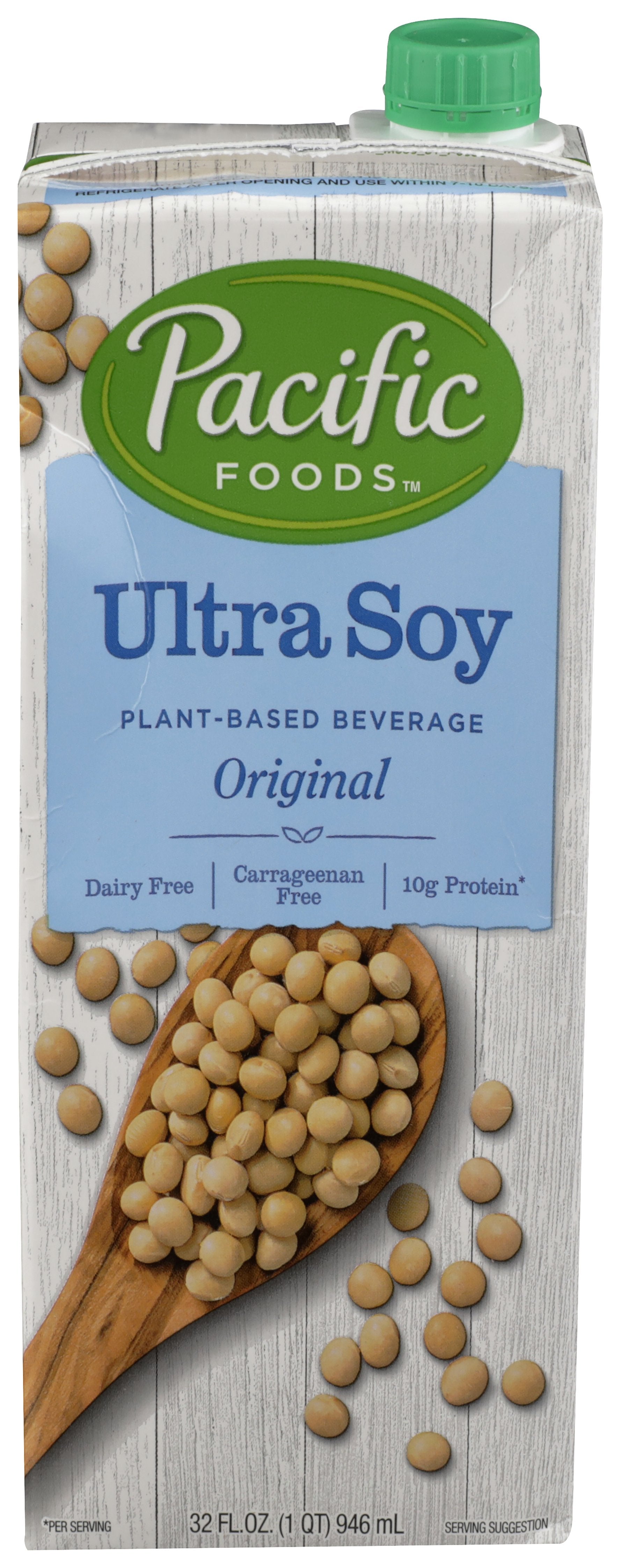 PACIFIC FOODS BEV SOY U PLAIN LF - Case of 12