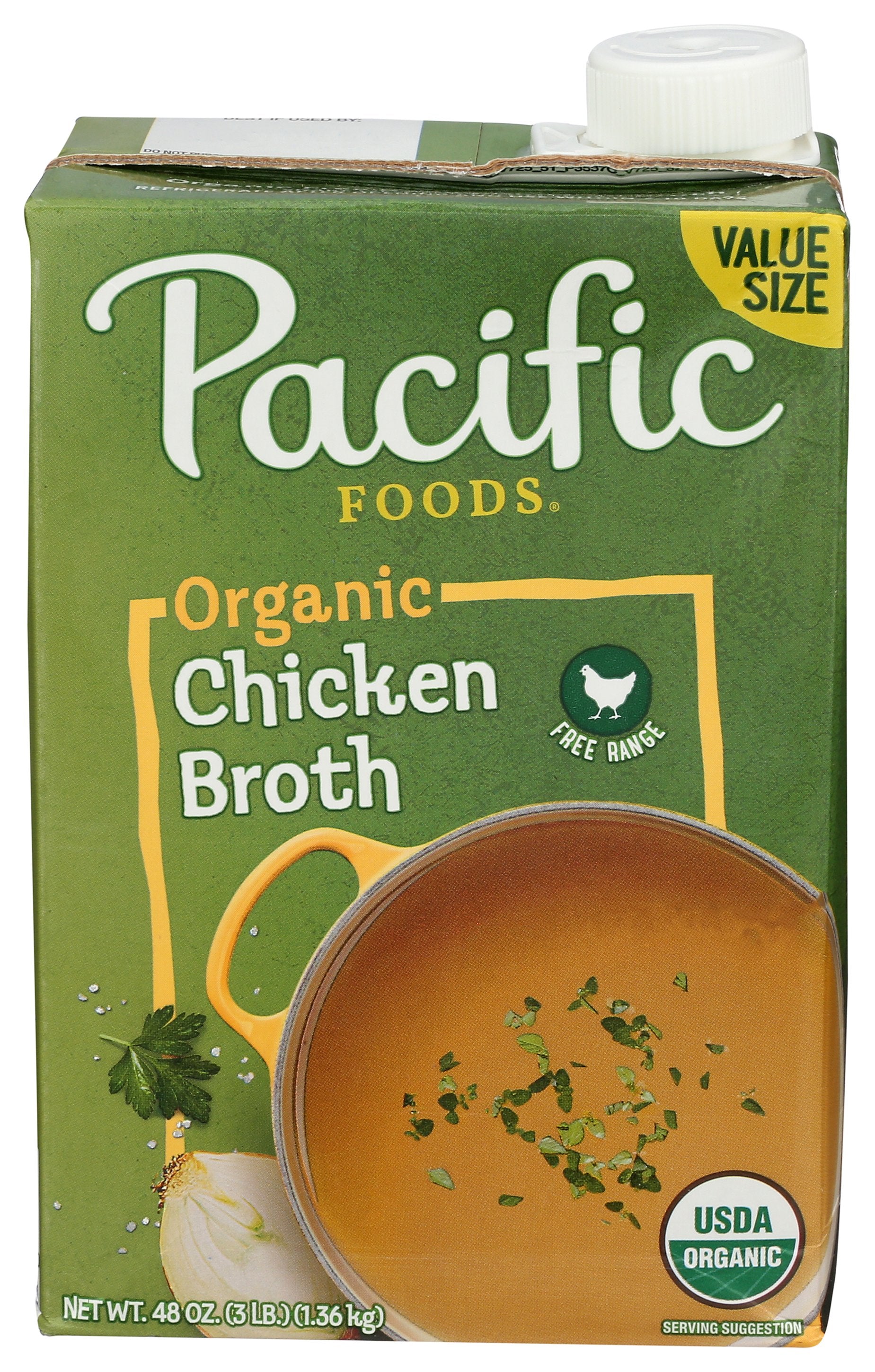 PACIFIC FOODS BROTH CHICKEN ORG - Case of 8