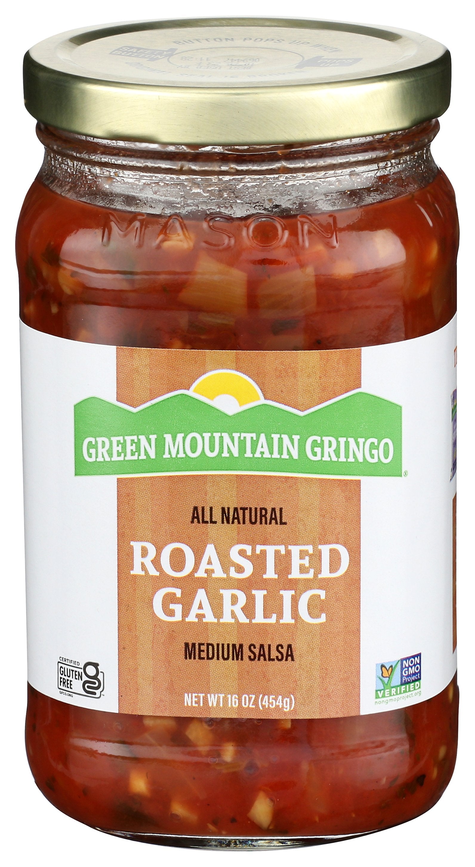 GREEN MOUNTAIN GRINGO SALSA FIRE RSTD GARLIC - Case of 6