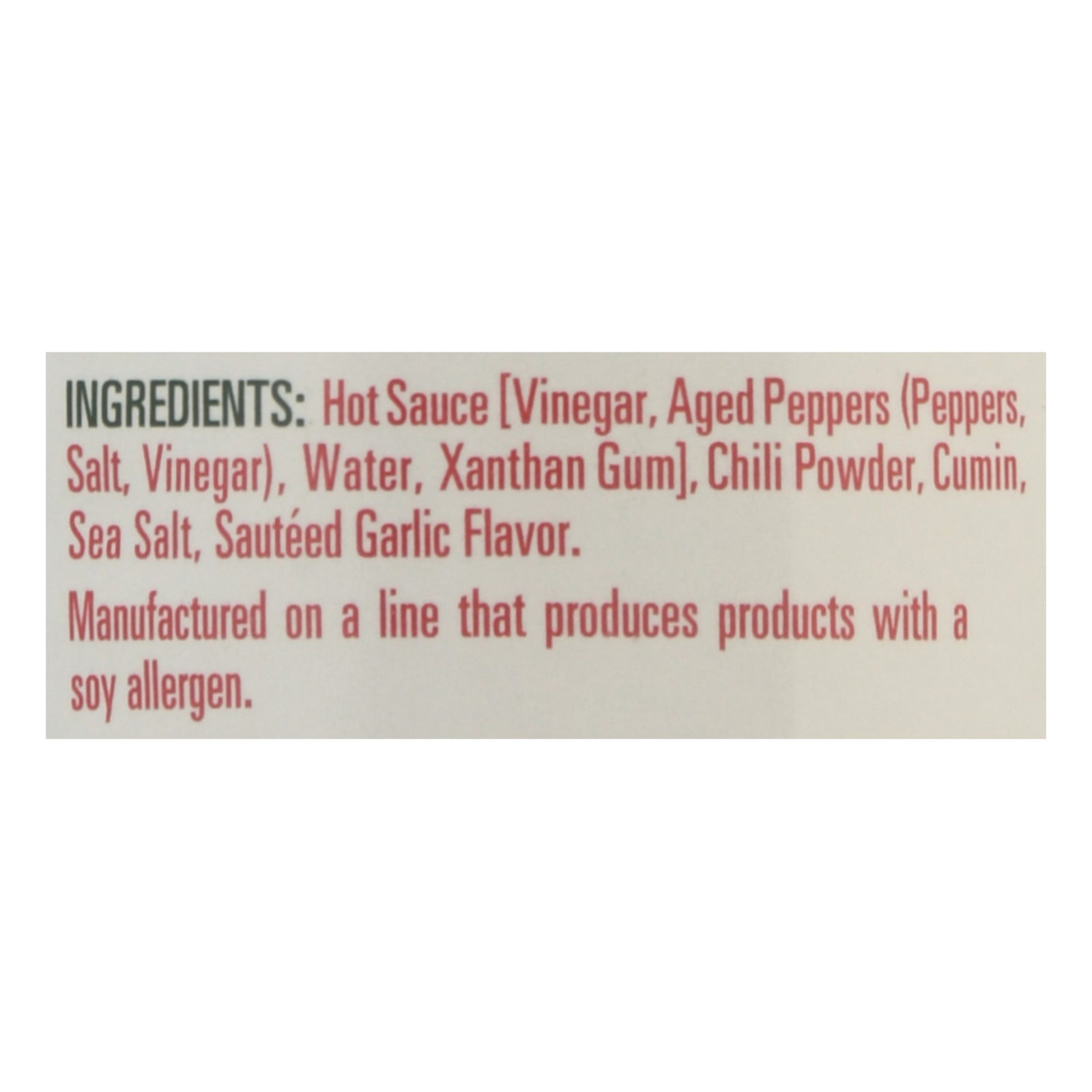 Green Mountain Gringo - Hot Sauce All Natural - CS of 12-5 OZ