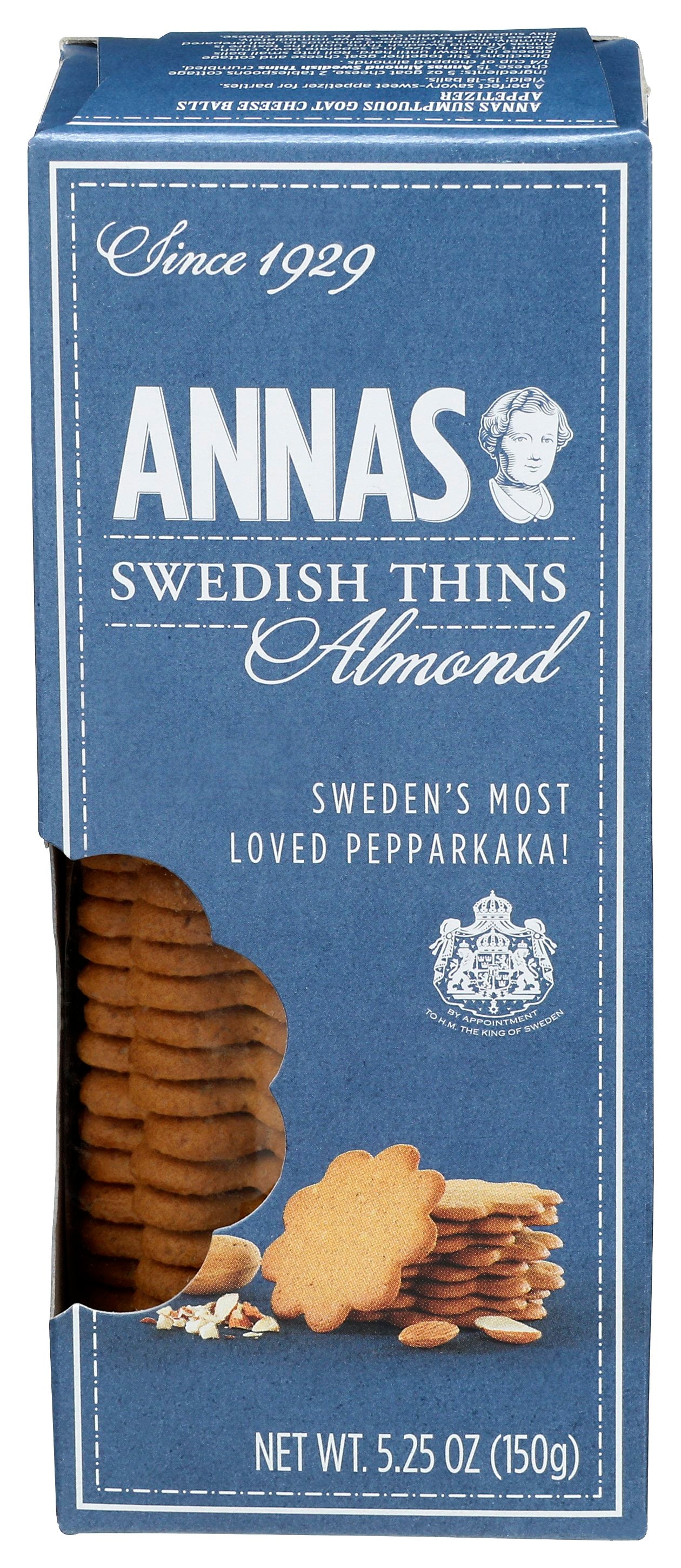 ANNAS COOKIE THIN ALMOND - Case of 12