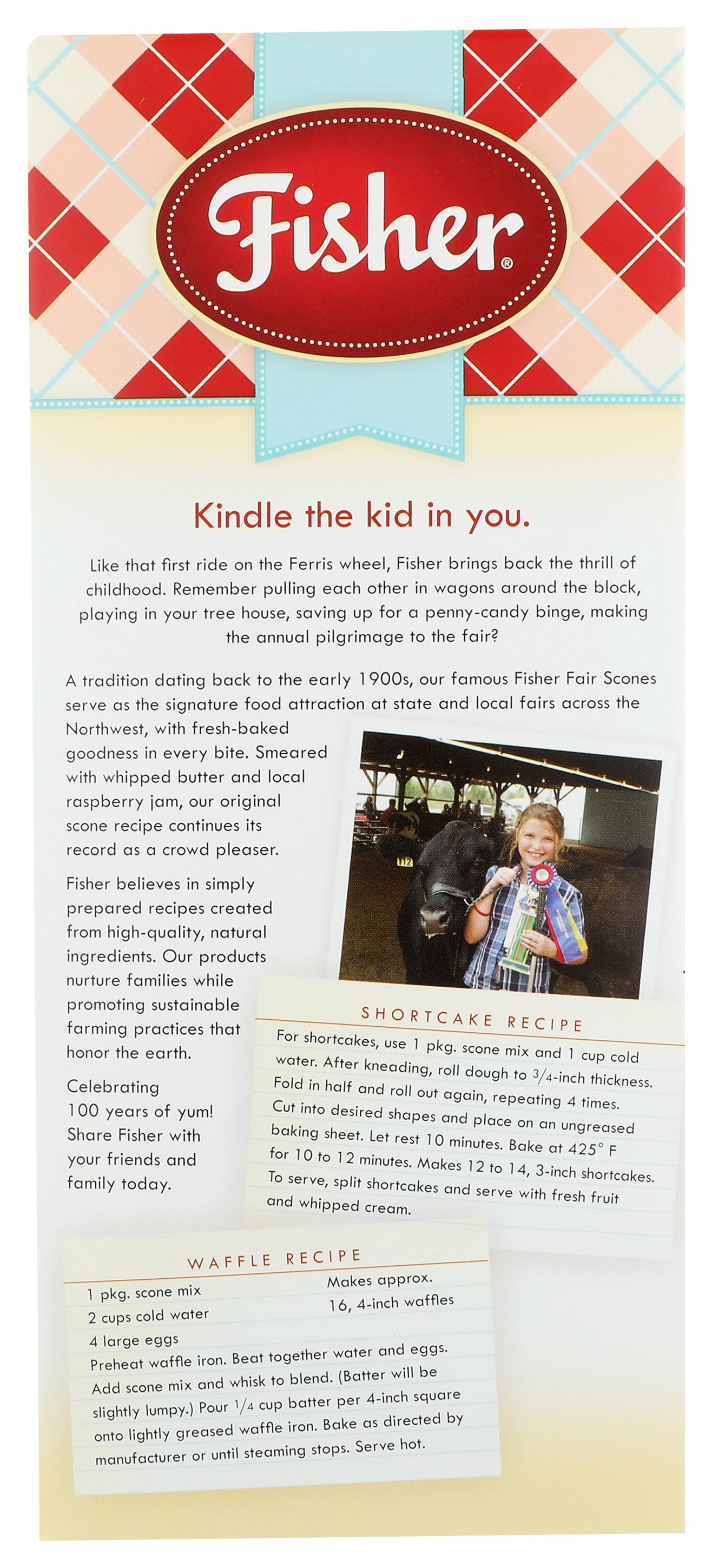 FISHER MIX SCONE ORIGINAL - Case of 12