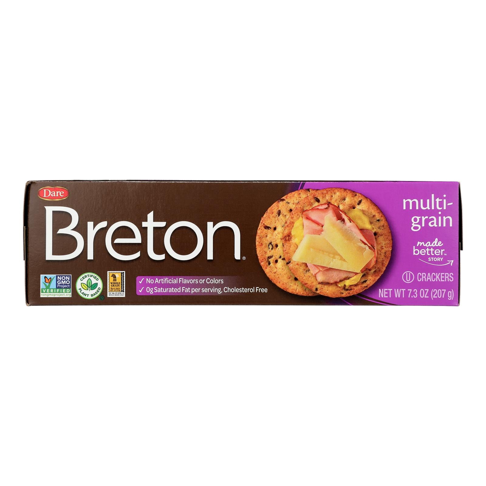 Breton/dare - Crackers Multigrain - Case of 12-7.3 OZ