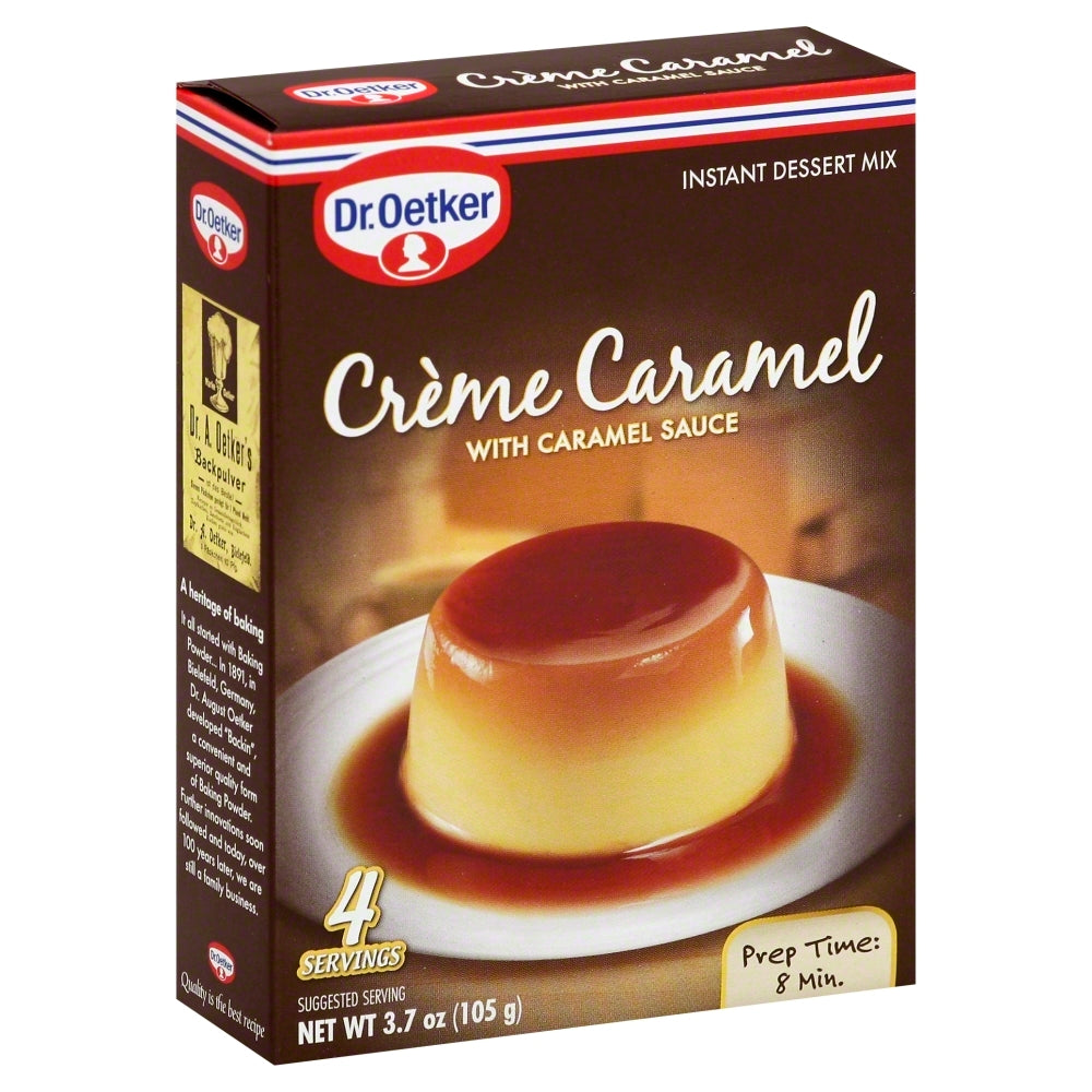 Dr. Oetker Mix Creme Brulee Caramel - Case of 12-3.7 OZ
