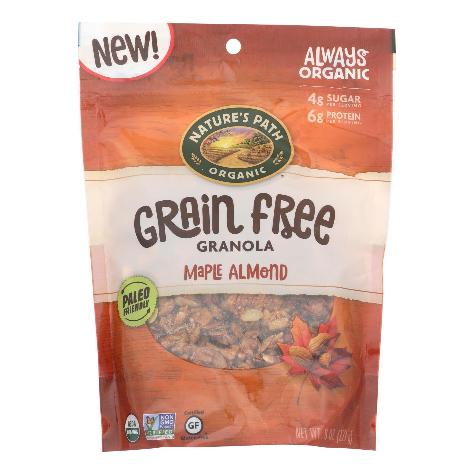 Nature's Path Maple Almond Grain Free Granola - Case Of 6 - 8.00 Oz