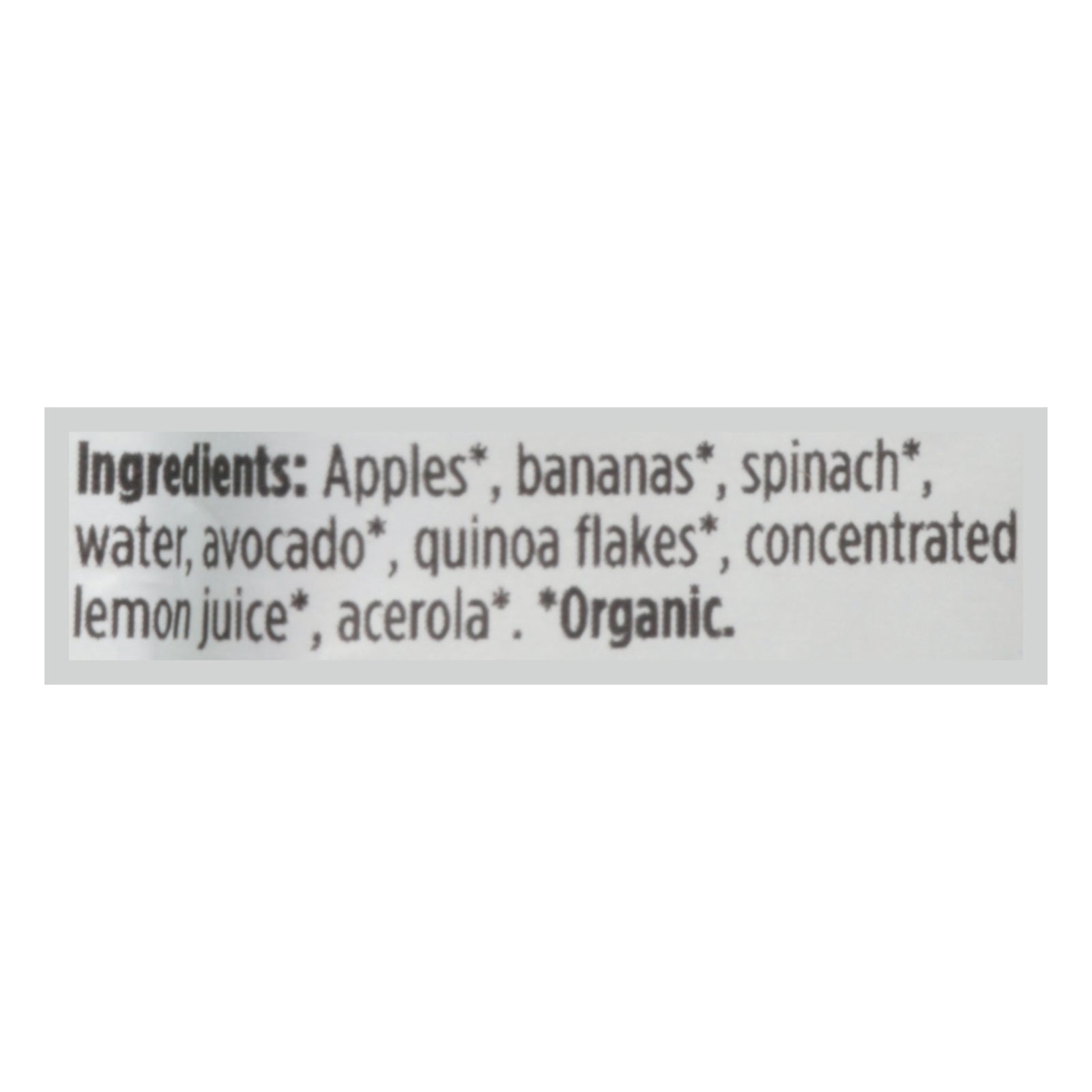 Love Child Organics - Puree Og2 Apl Ban Spin Av - CS of 12-4 OZ