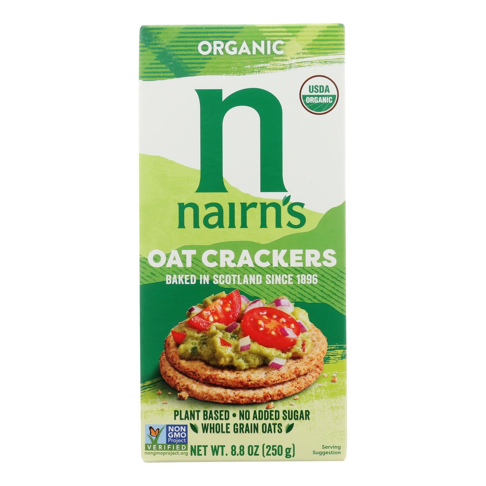 Nairn's - Cracker Organic Oat - Case of 8-8.8 Ounces