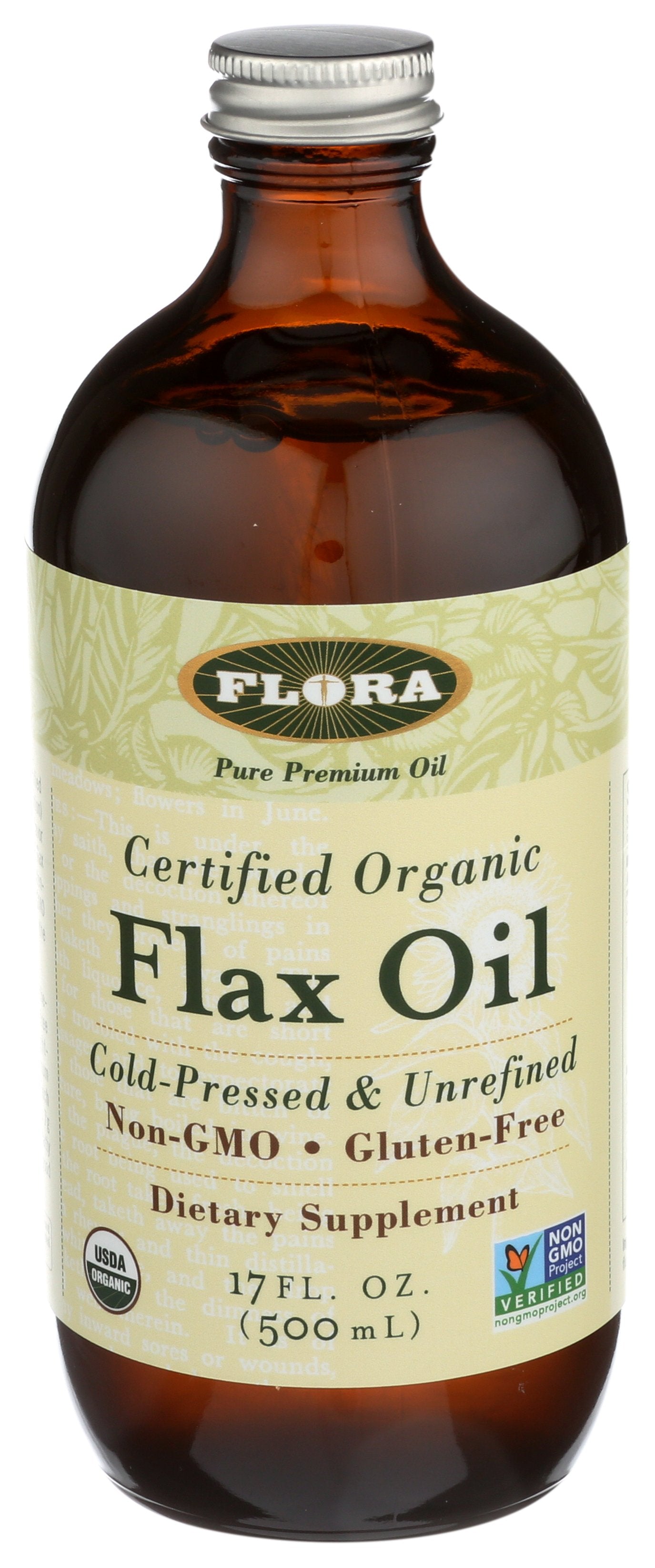 FLORA HEALTH FLAX OIL ORG