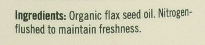 FLORA HEALTH FLAX OIL ORG