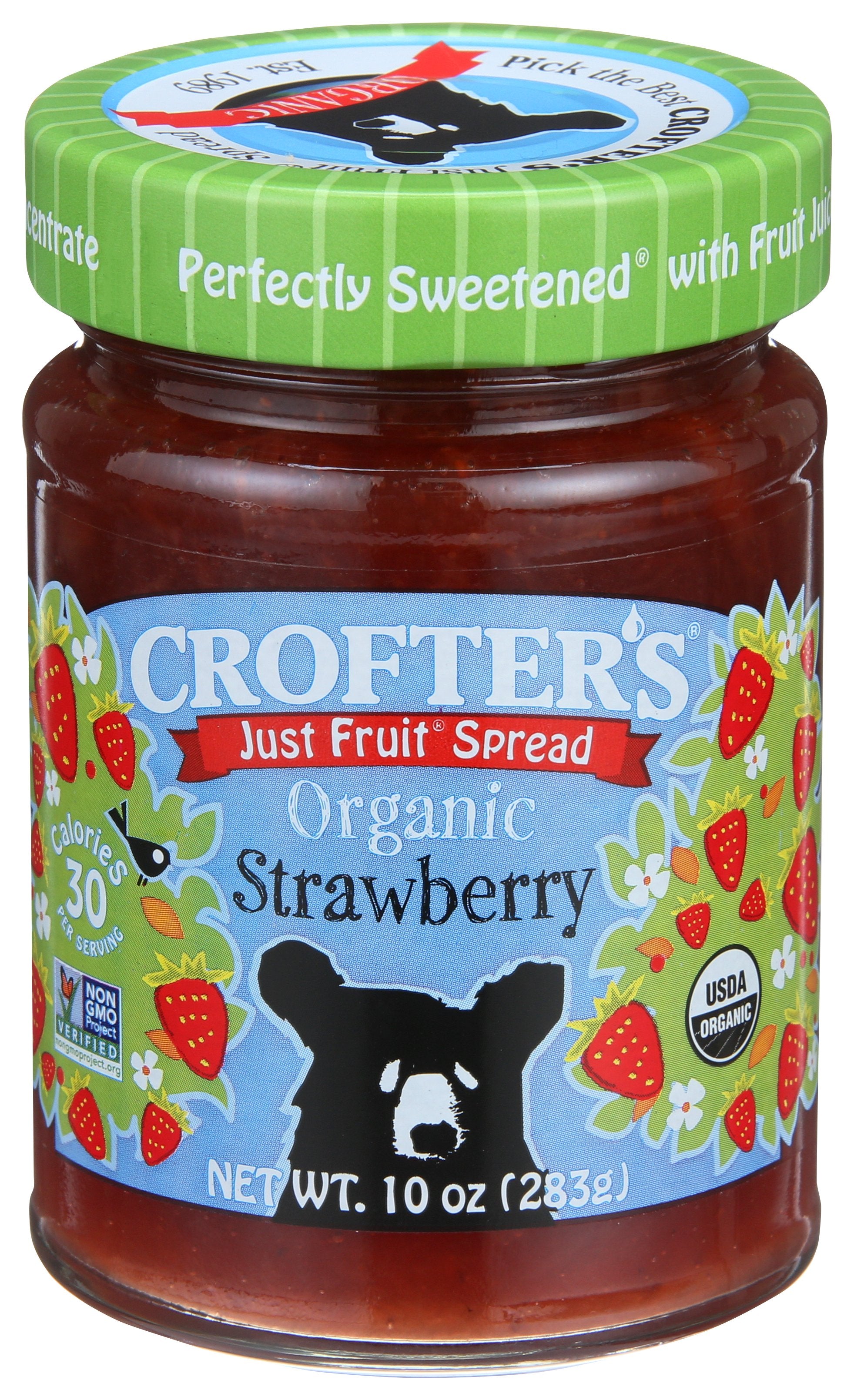 CROFTERS FRUIT SPRD STRAWBRY ORG - Case of 6