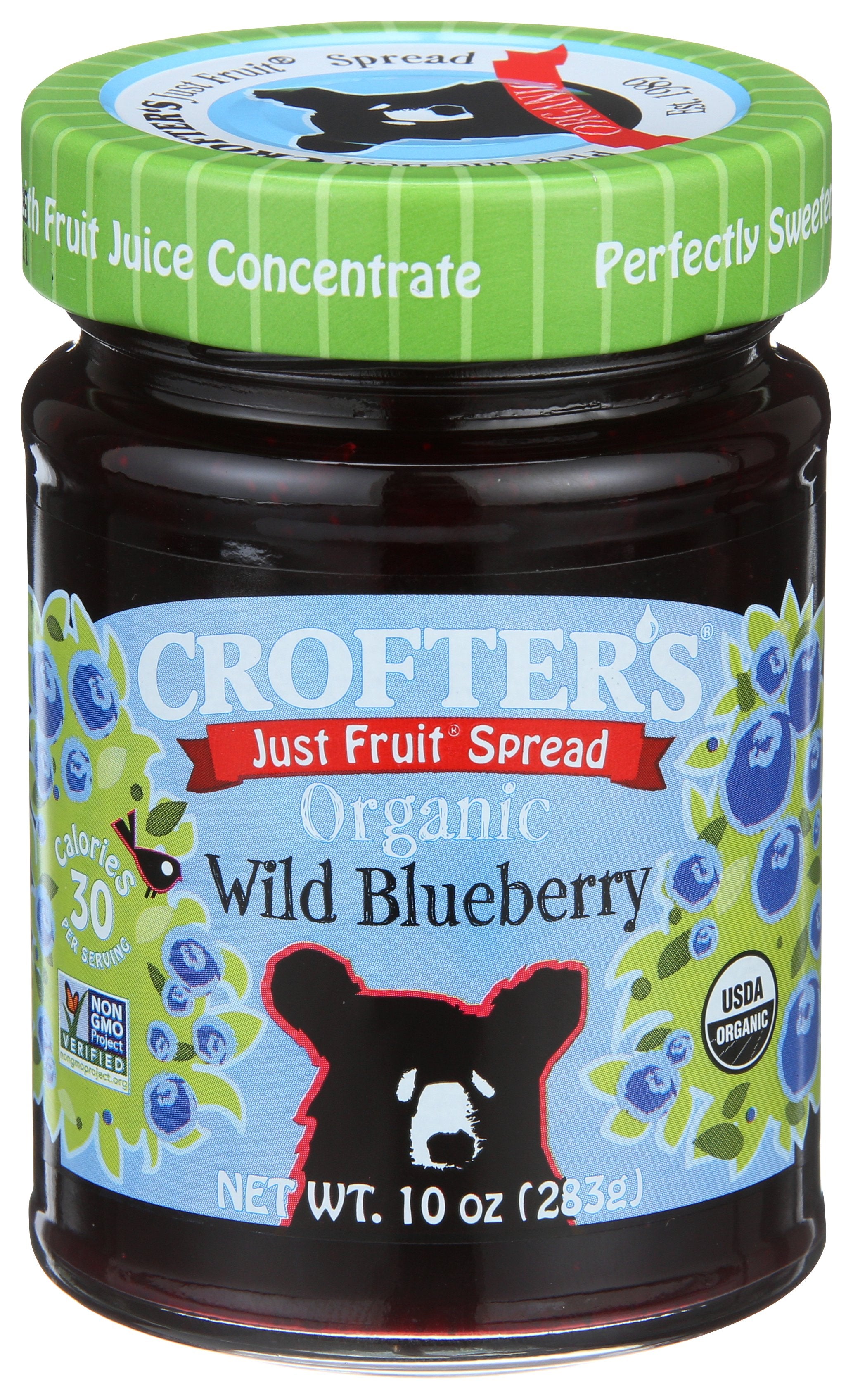 CROFTERS FRUIT SPRD BLUEBRY ORG - Case of 6