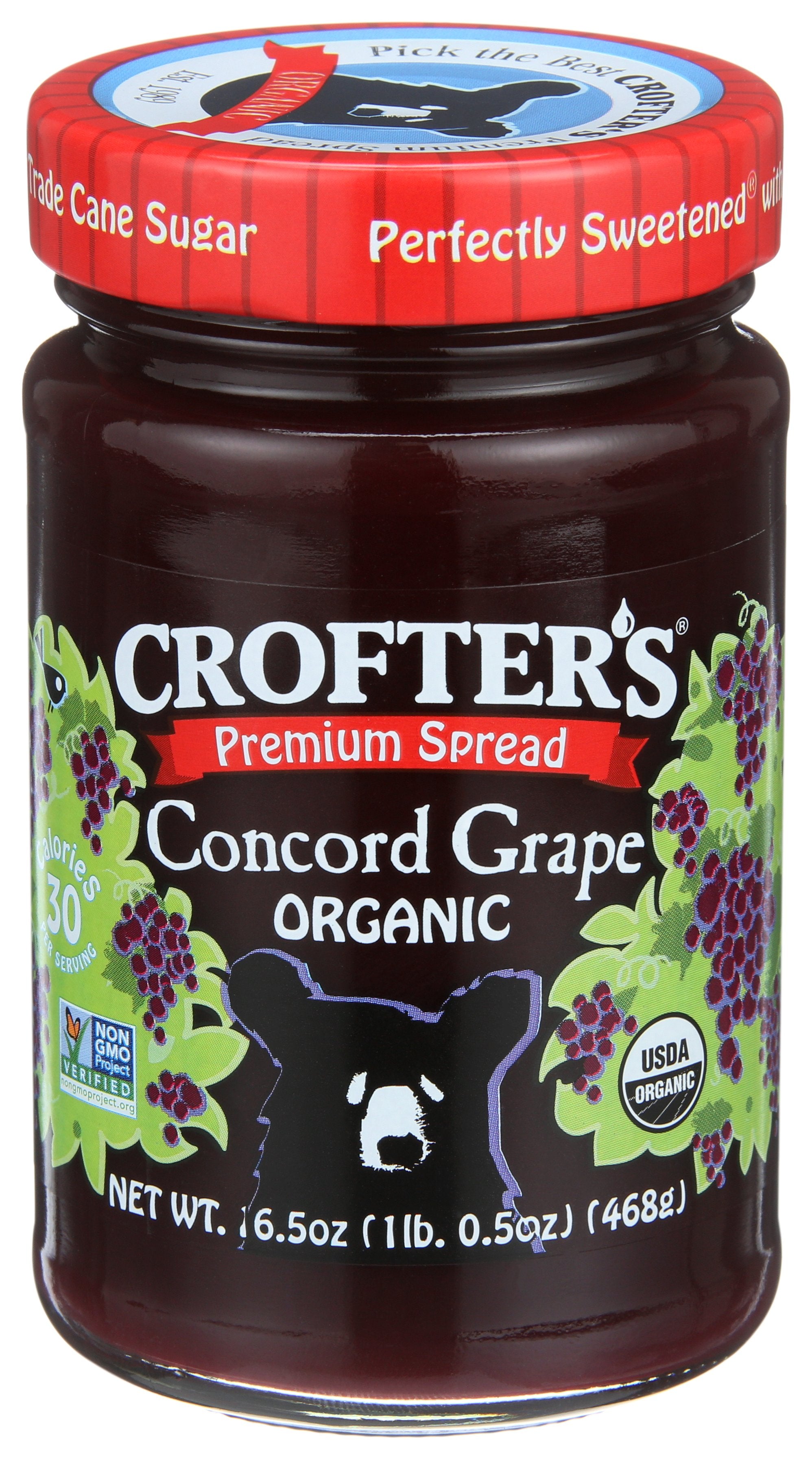 CROFTERS FRUIT SPRD CONCORD GRP FMLY SZ - Case of 6