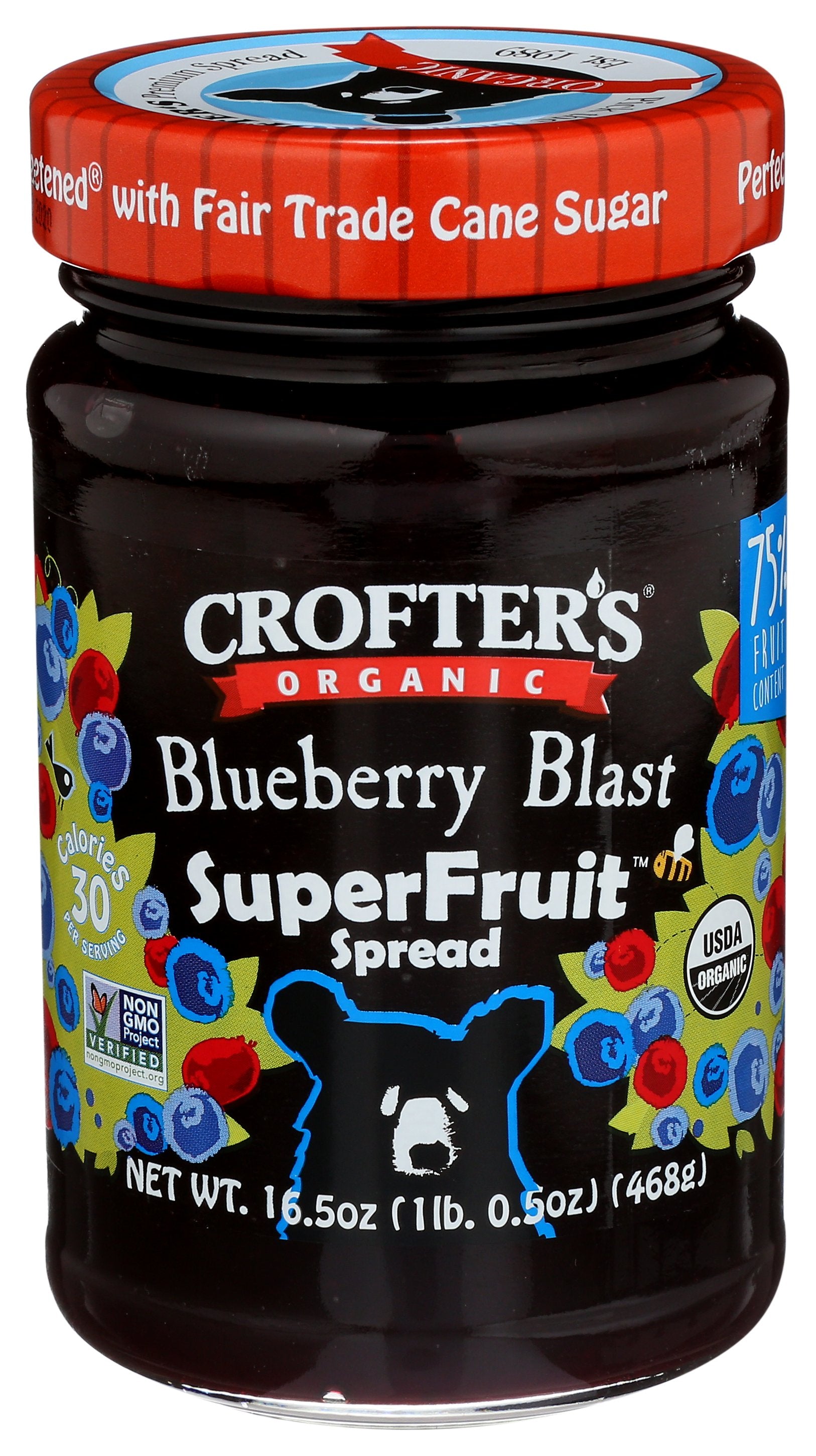 CROFTERS SPREAD BLUBRY BLAST ORG - Case of 6