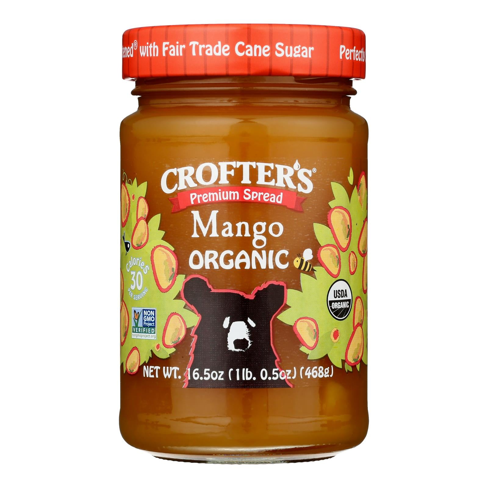 Crofters - Prem Sprd Mango - Case of 6-16.5 OZ