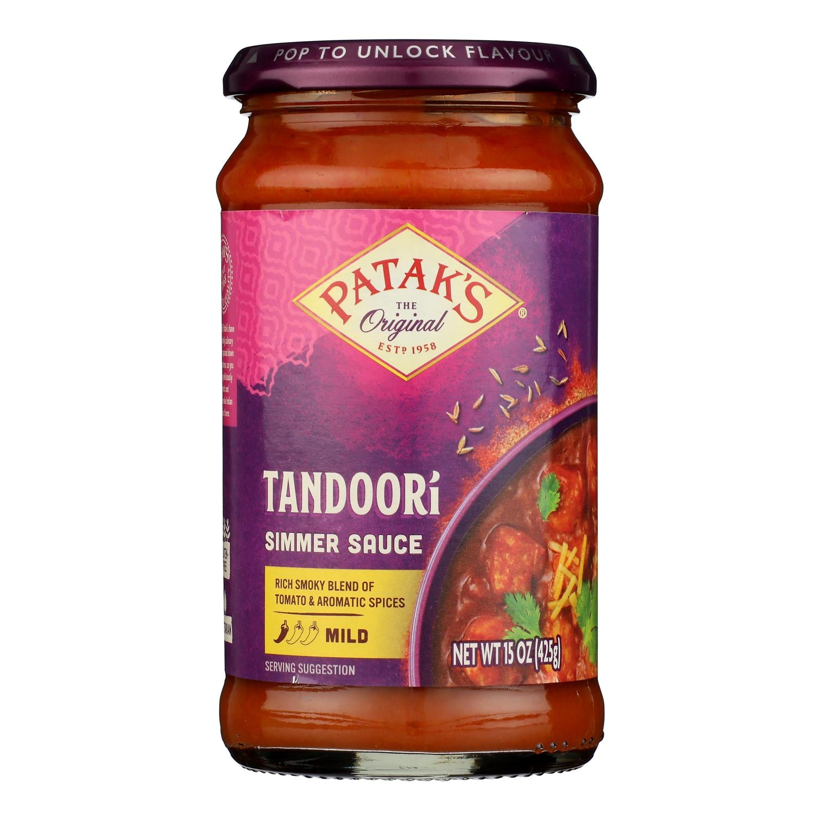 Patak's - Sauce Tandoori - Case of 6-15 FZ