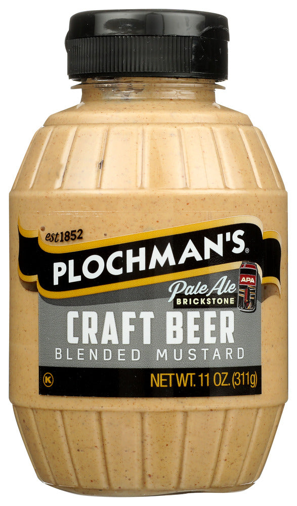 Plochman’s Blended Mustard Craft Beer - Case of 6 - 11 oz