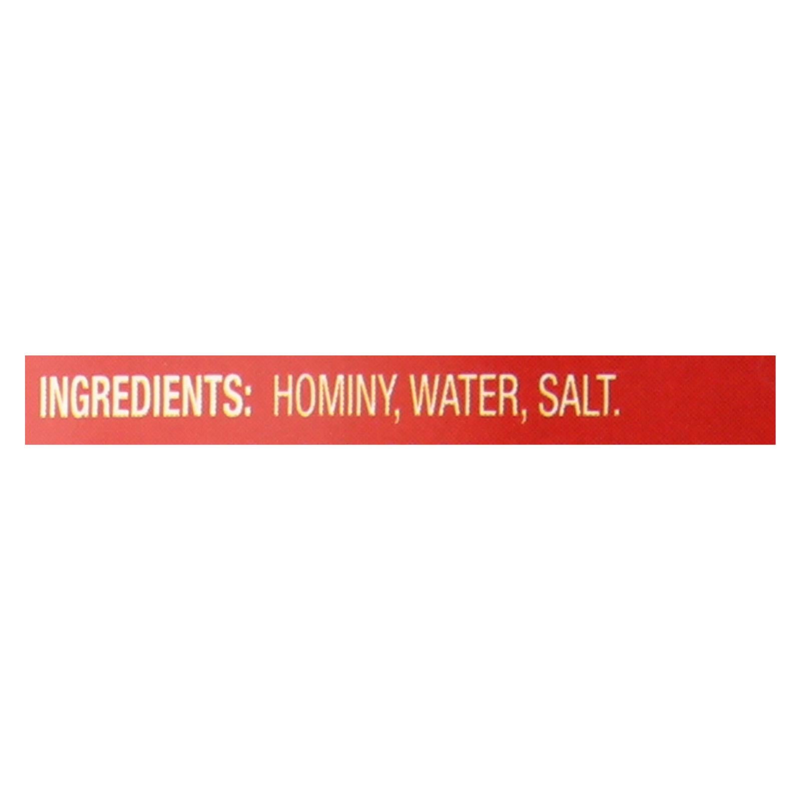 Juanita's Foods - Hominy - Mexican Style - Case of 12 - 25 oz.