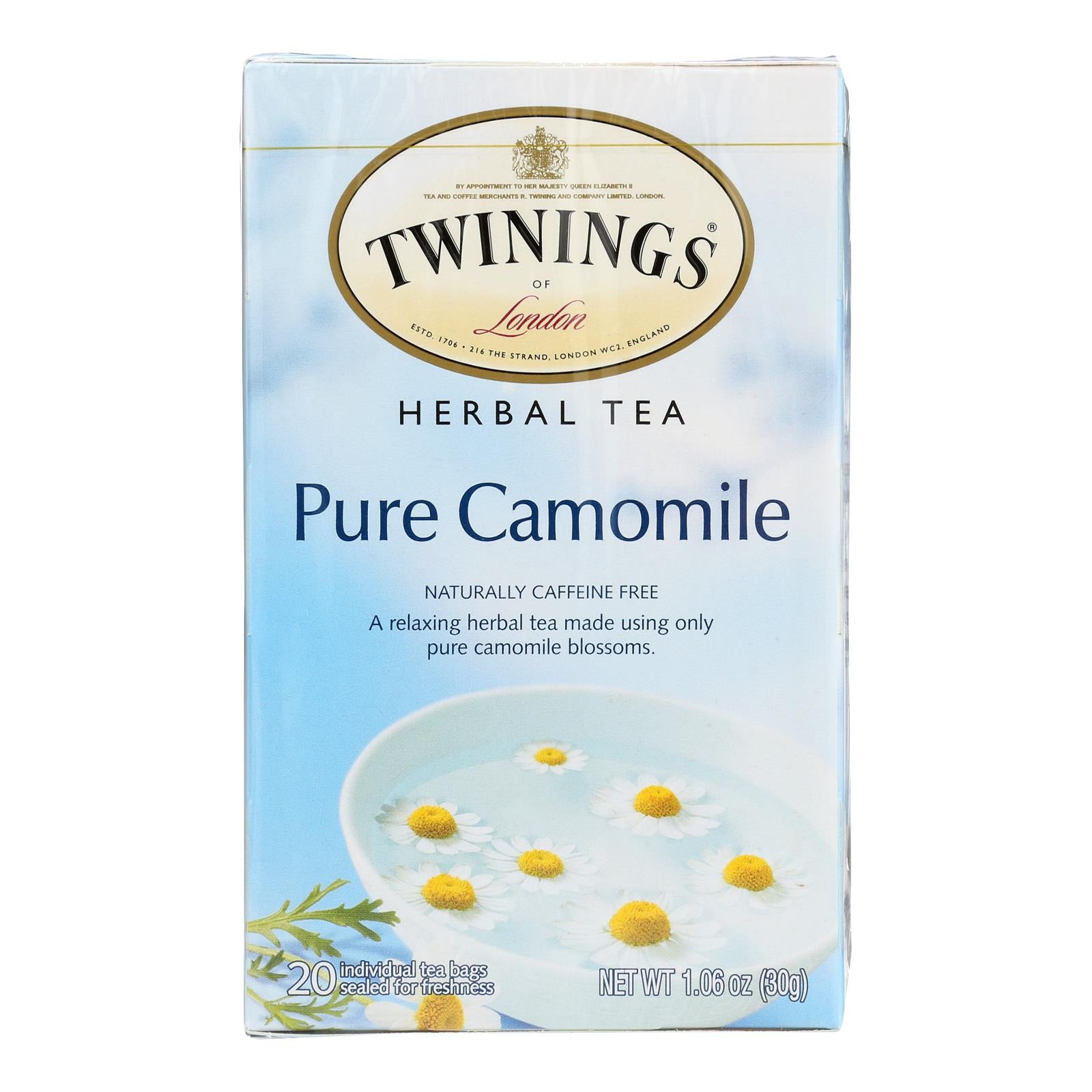 Twinings Tea Jacksons Of Piccadilly Tea - Pure Chamomile - Case Of 6 - 20 Bags