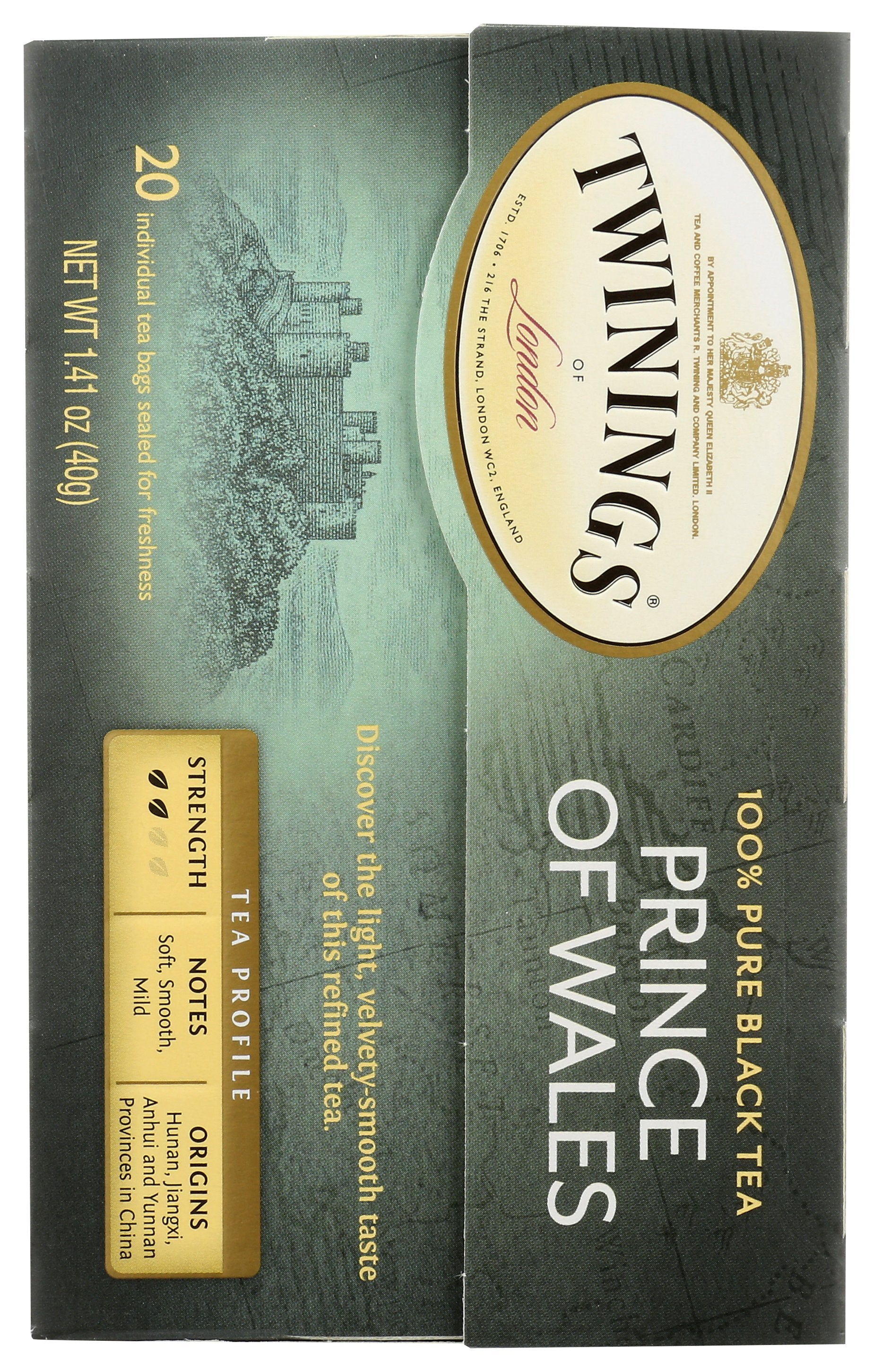 TWINING TEA TEA PRINCE OF WALES - Case of 6