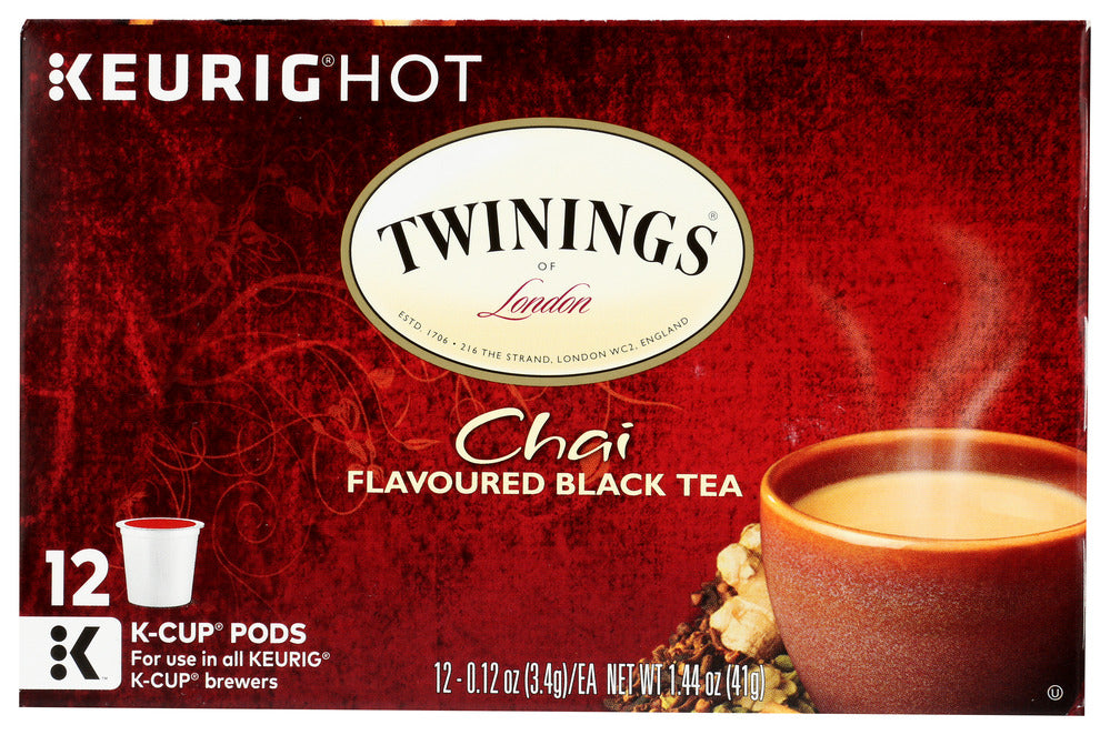 Twining Tea Tea Kcup Chai - Pack of 6 - 12 pc