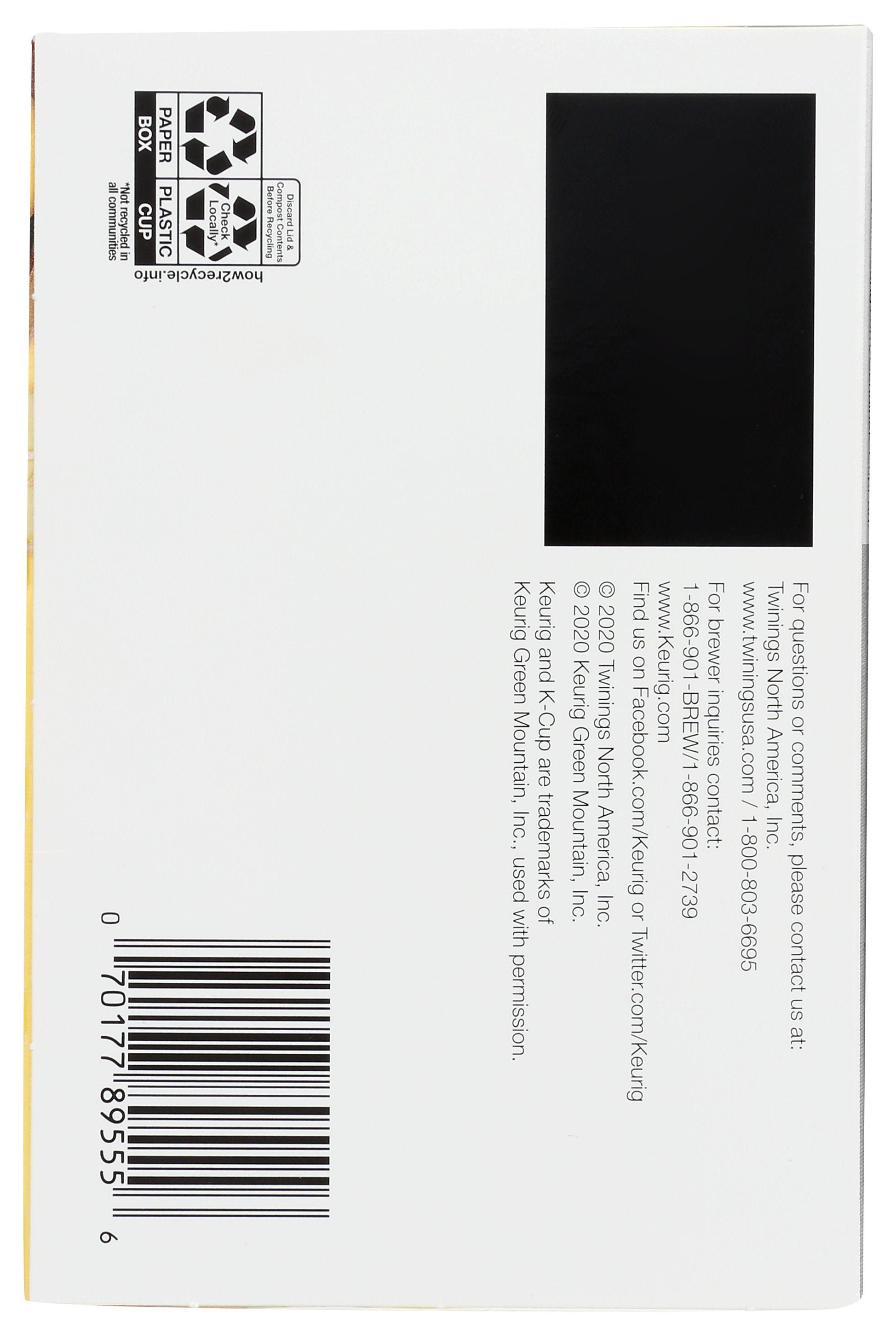 TWINING TEA TEA LMN GNGR K CUP - Case of 6