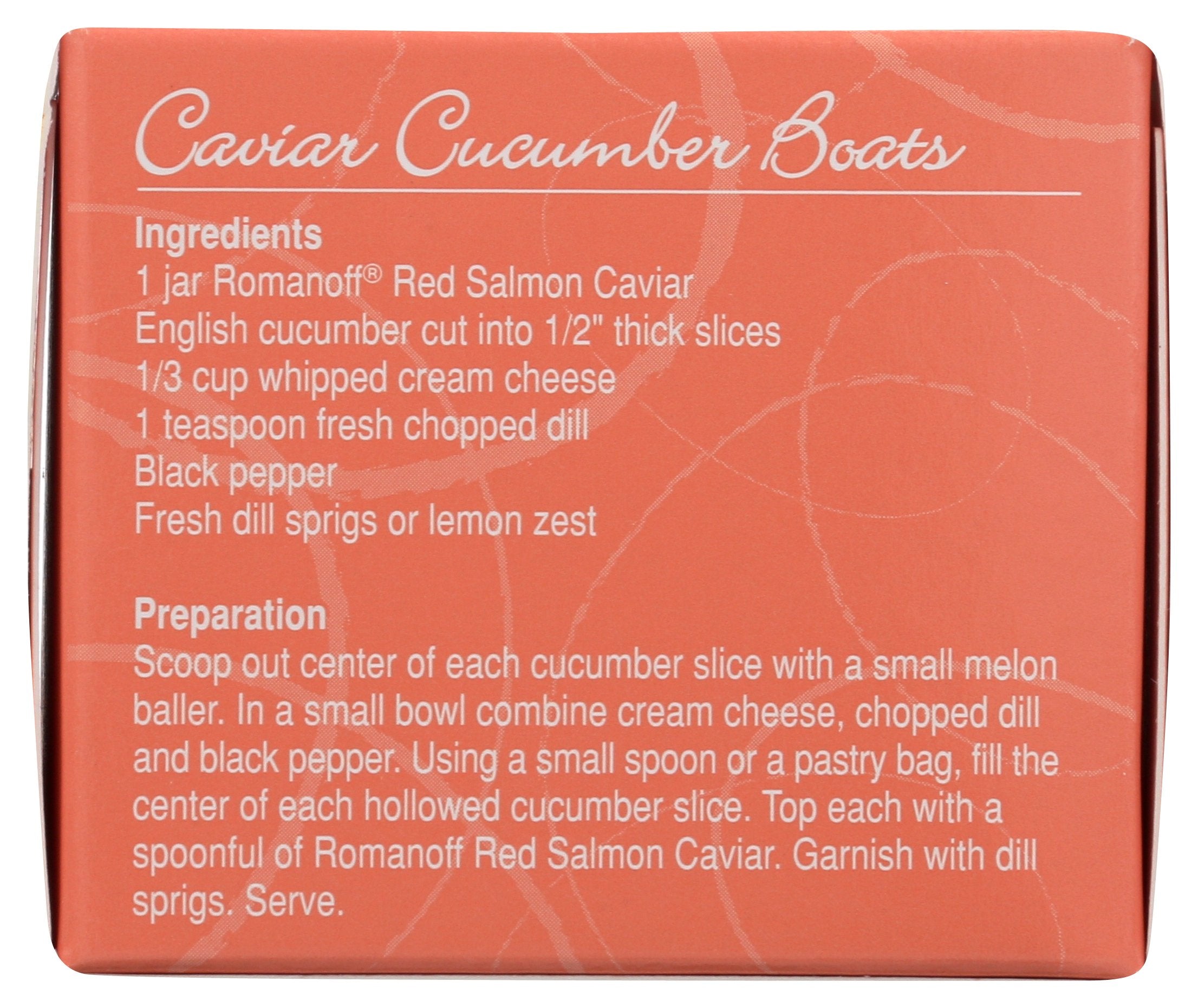 ROMANOFF CAVIAR RED SALMON SELECT - Case of 6