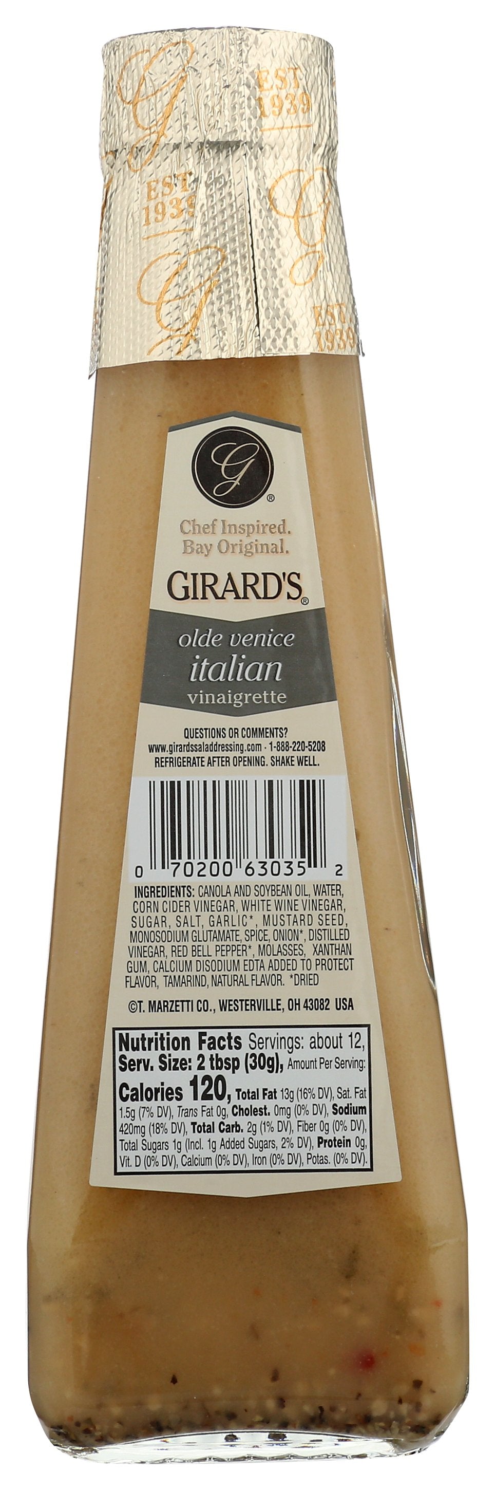 GIRARDS DRSSNG VENICE ITALIAN - Case of 6