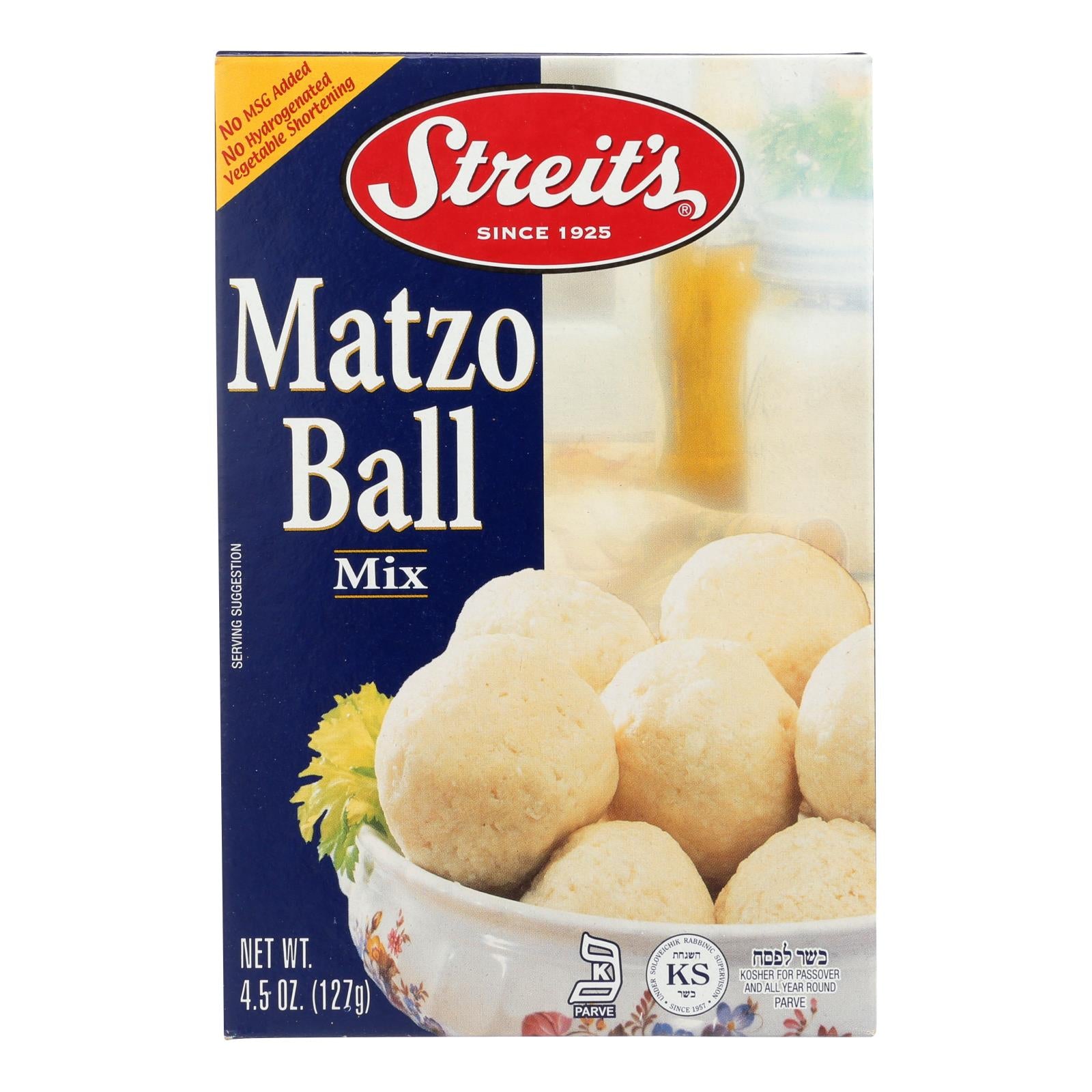 Streit's Matzo - Ball Mix Only - Case of 12 - 4.5 oz.
