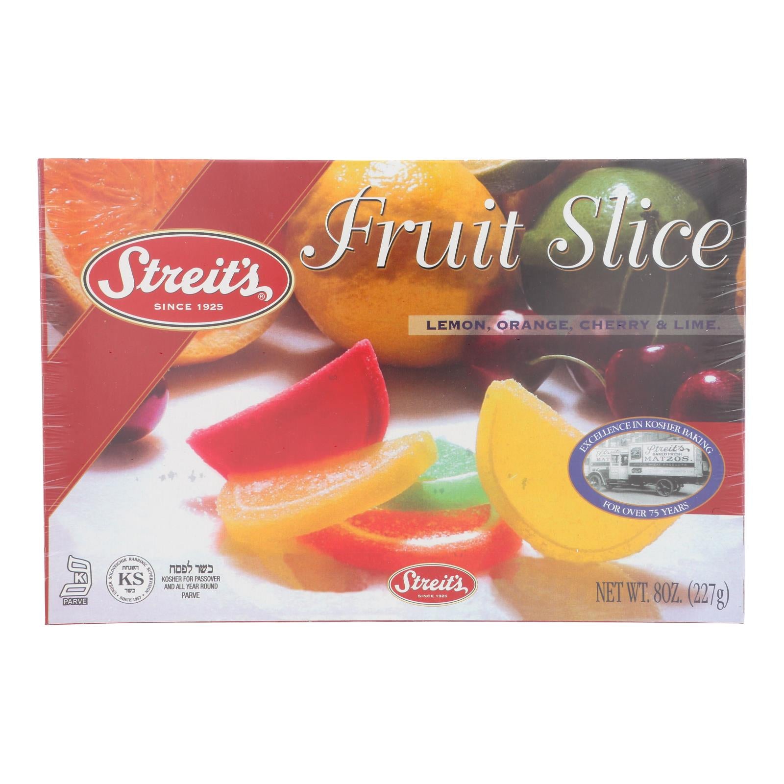 Streit's - Fruit Slices Assorted - Case of 12 - 8 OZ
