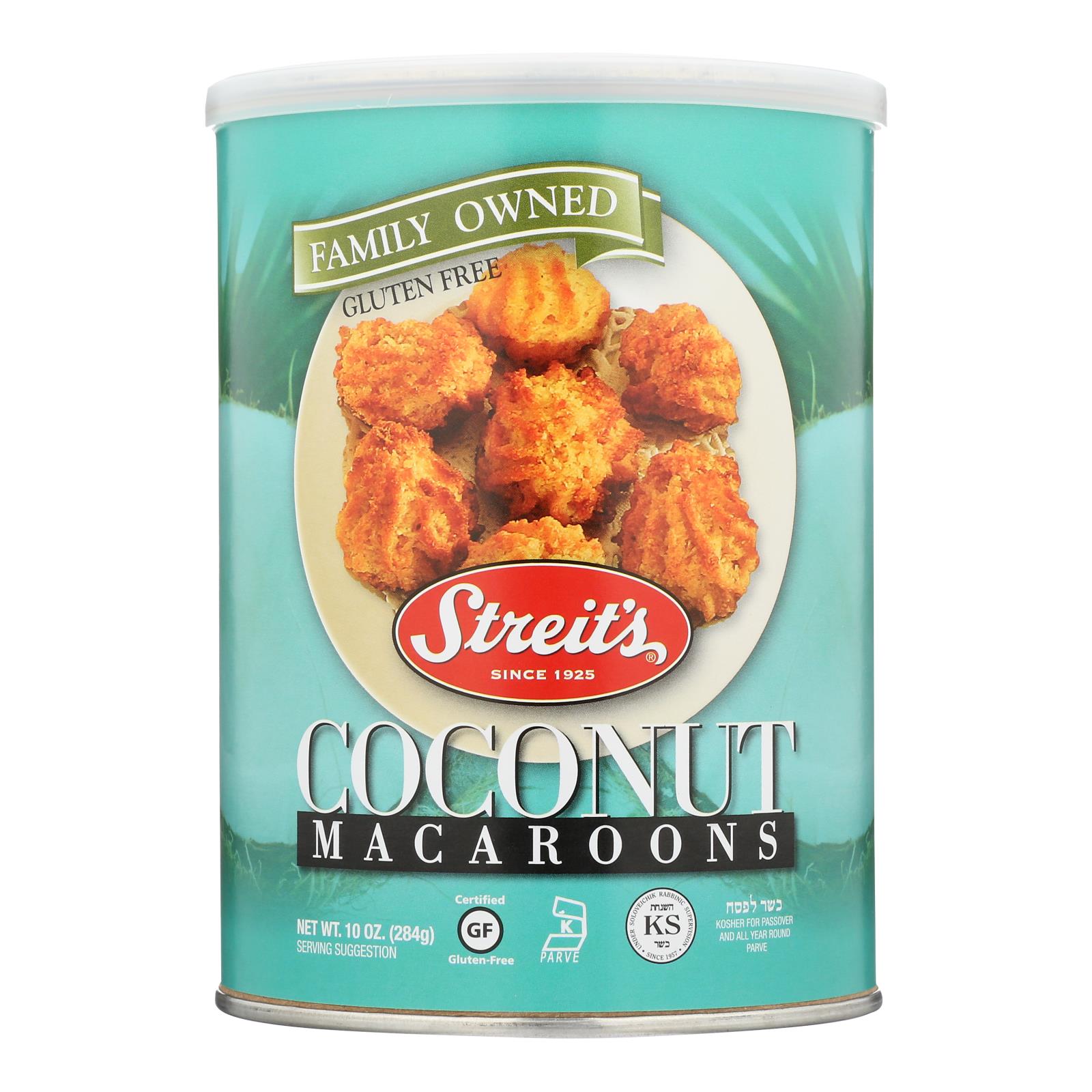Streit's Macaroons - Coconut - Case of 12 - 10 oz