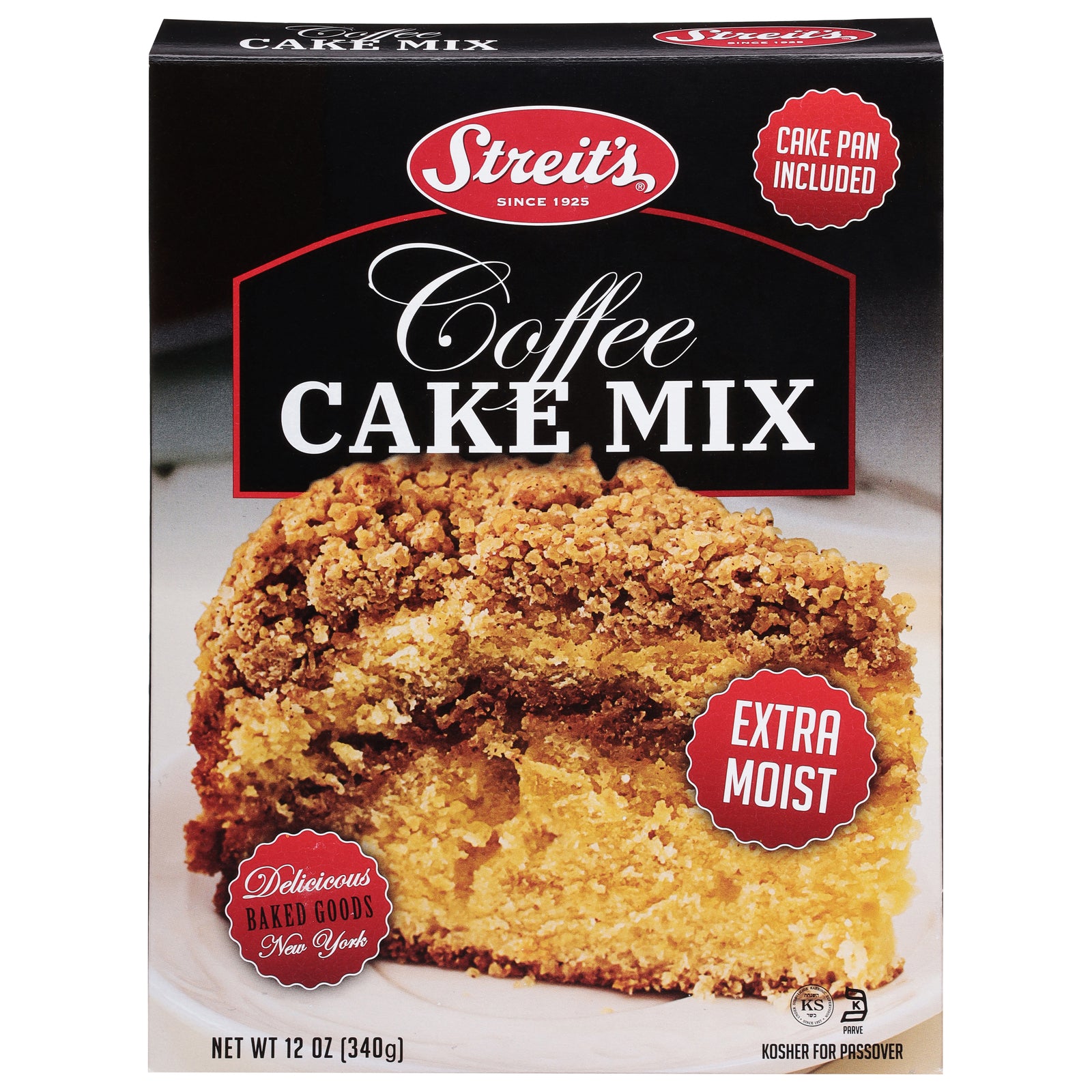 Streit's - Cake Mix Coffee Xtra Moist - Case of 12-12 OZ