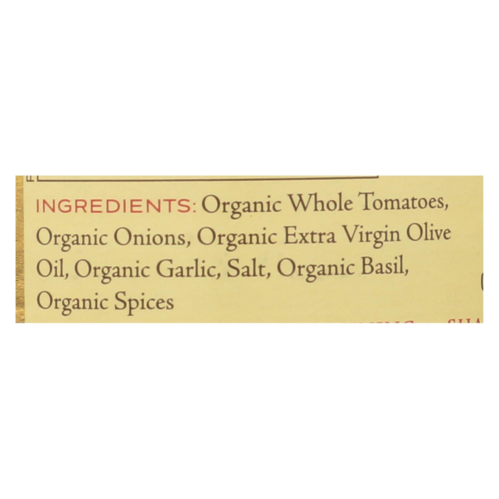Victoria Organic Pasta Sauce - Pomodoro - Case of 6 - 24 oz.