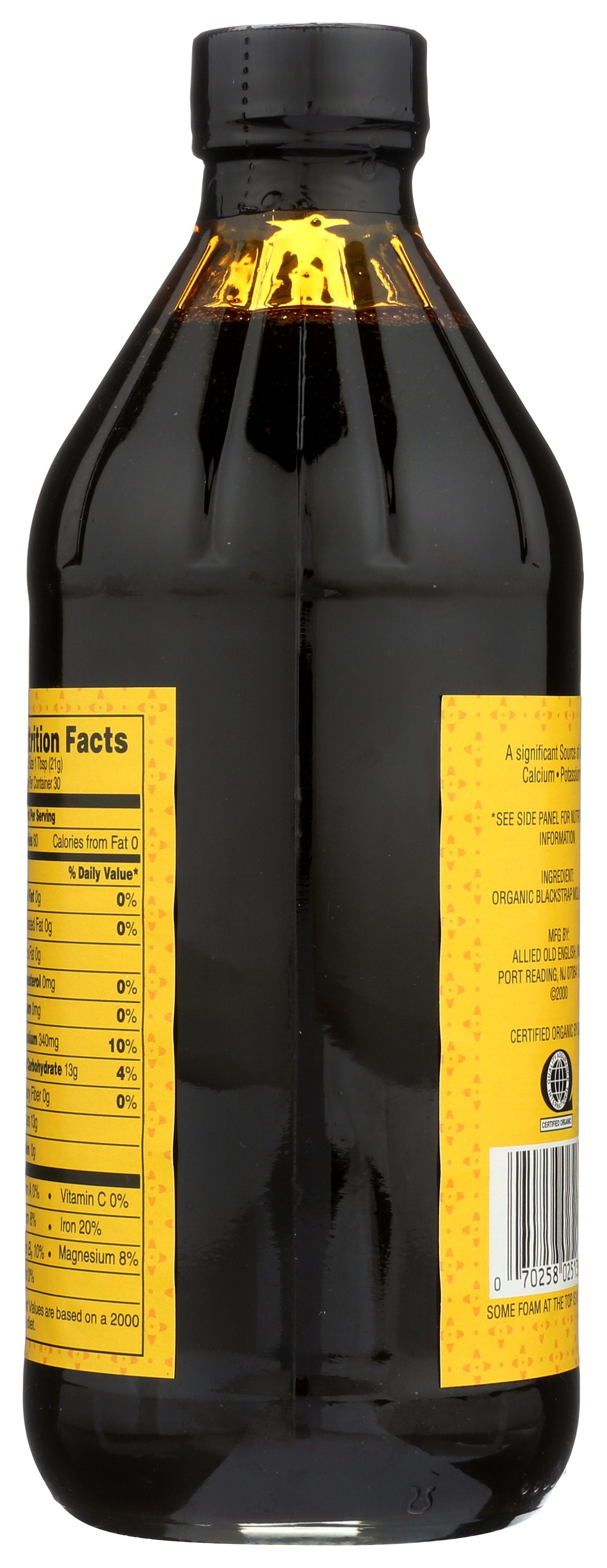 PLANTATION MOLASSES BLACKSTRAP ORG - Case of 3