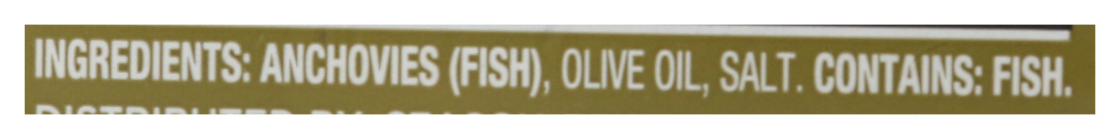 SEASONS ANCHOVY GLASS JAR - Case of 12