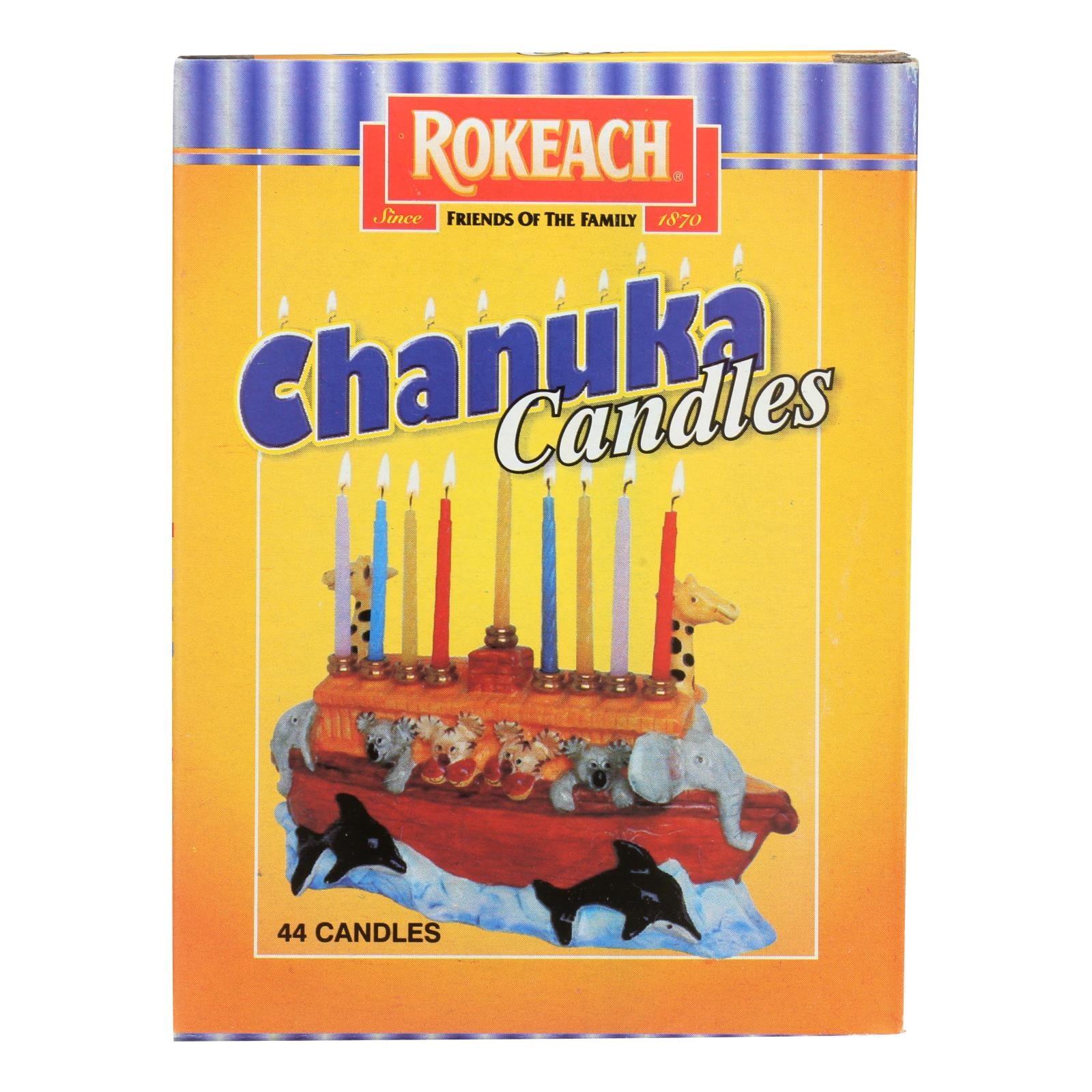 Rokeach Chanukah Candles - Case of 10 - 44 Count