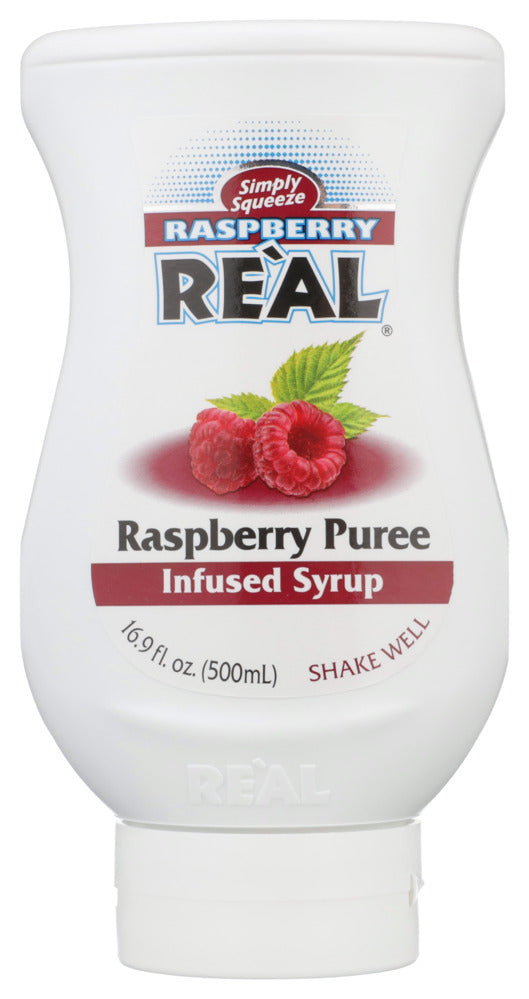 Real Infused Exotics Raspberry Syrup - Case of 6 - 16.9 fl oz.