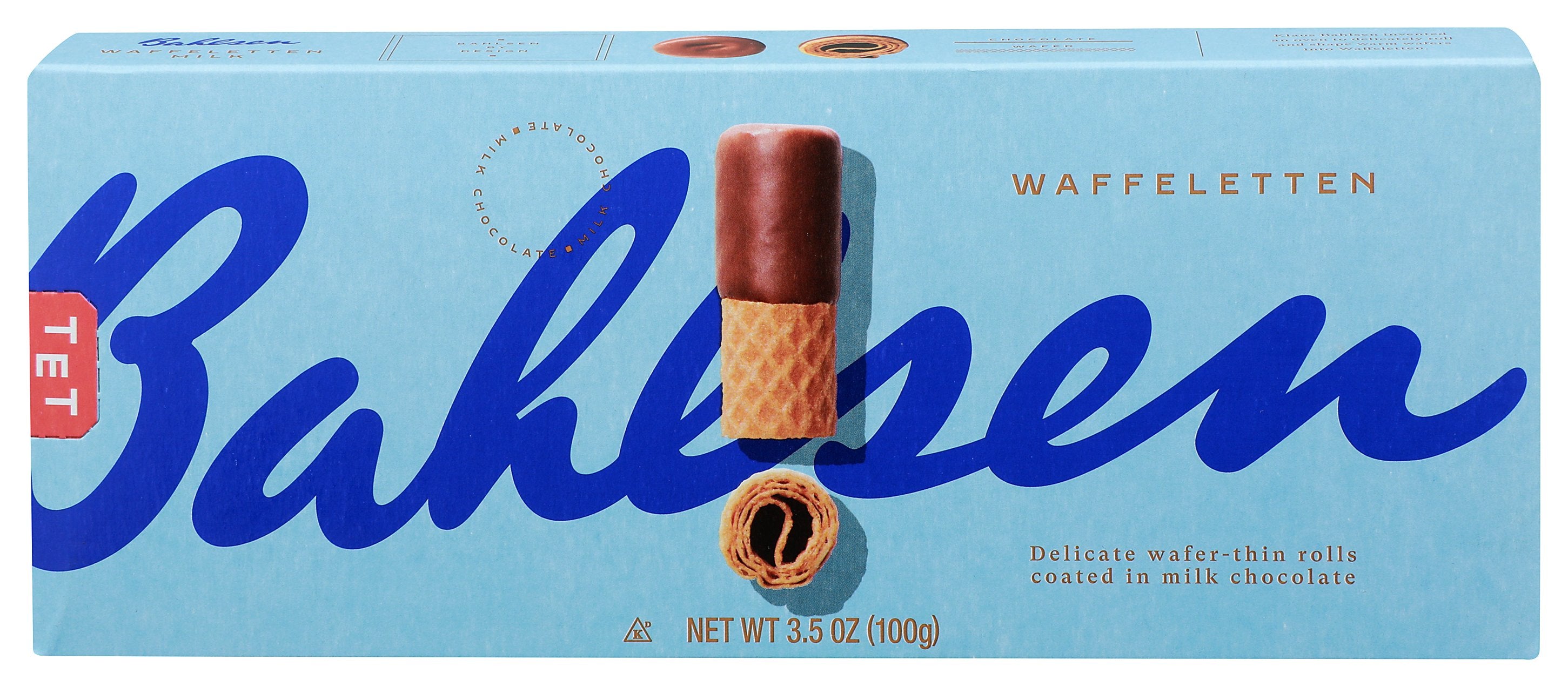 BAHLSEN WAFER ROLL MLK CHOC - Case of 12